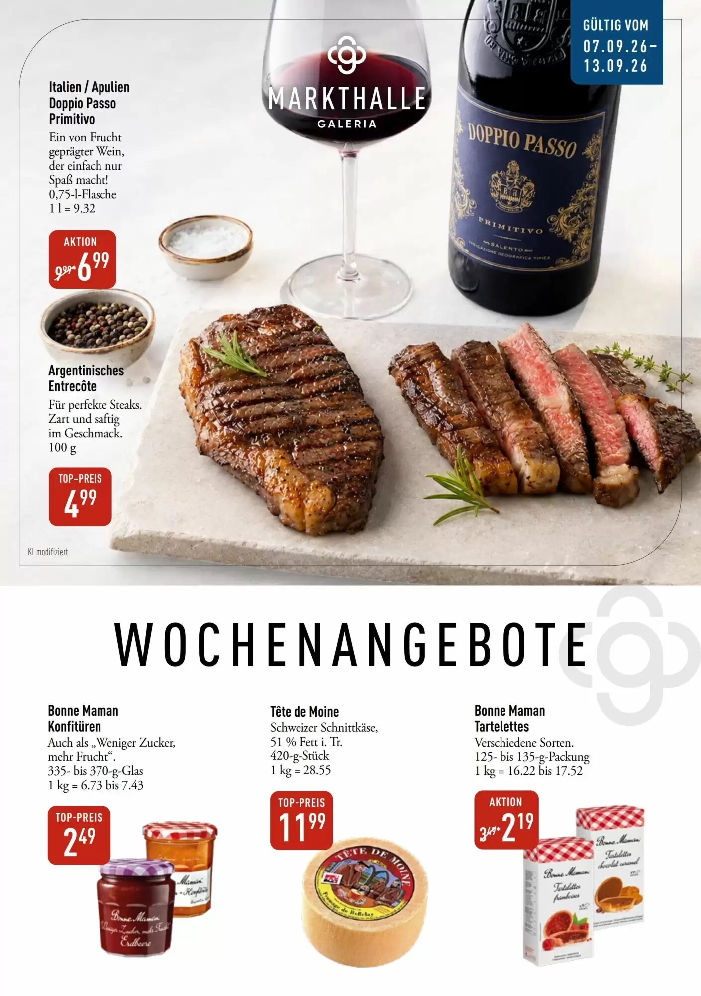 Galeria Markthalle Prospekt (ab 07.09.2026) zum Blättern - Seite 1
