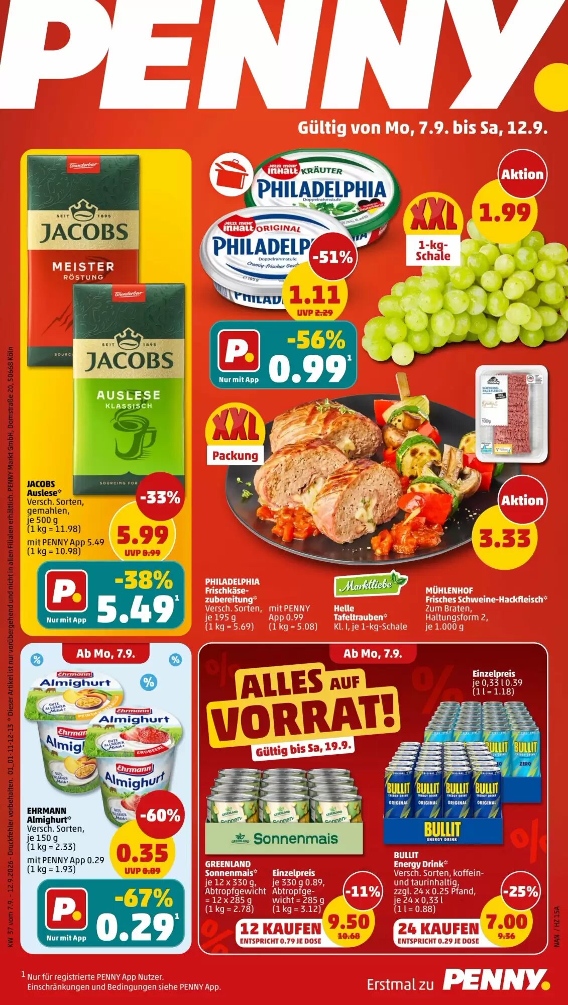 PENNY Prospekt (ab 07.09.2026) zum Blättern - Seite 1