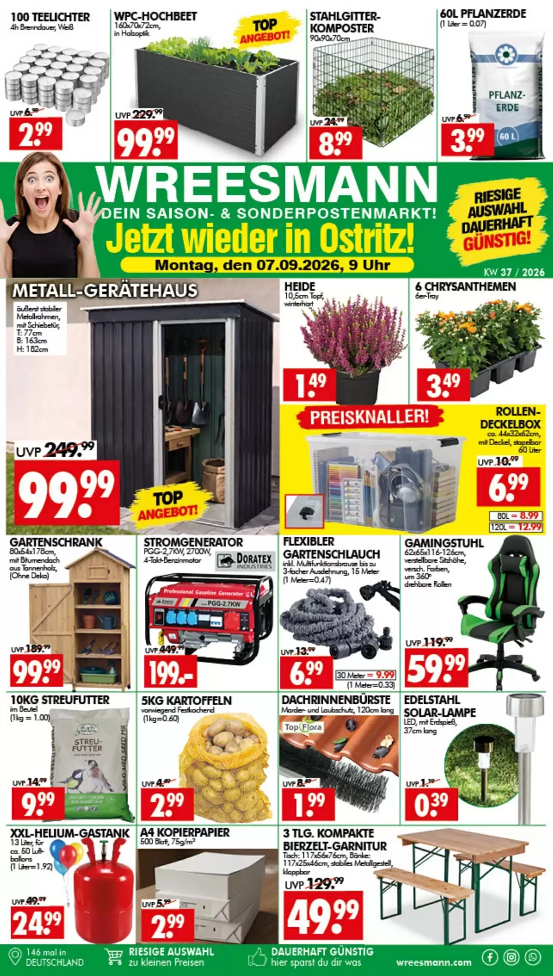 Wreesmann Prospekt (ab 07.09.2026) zum Blättern - Seite 1
