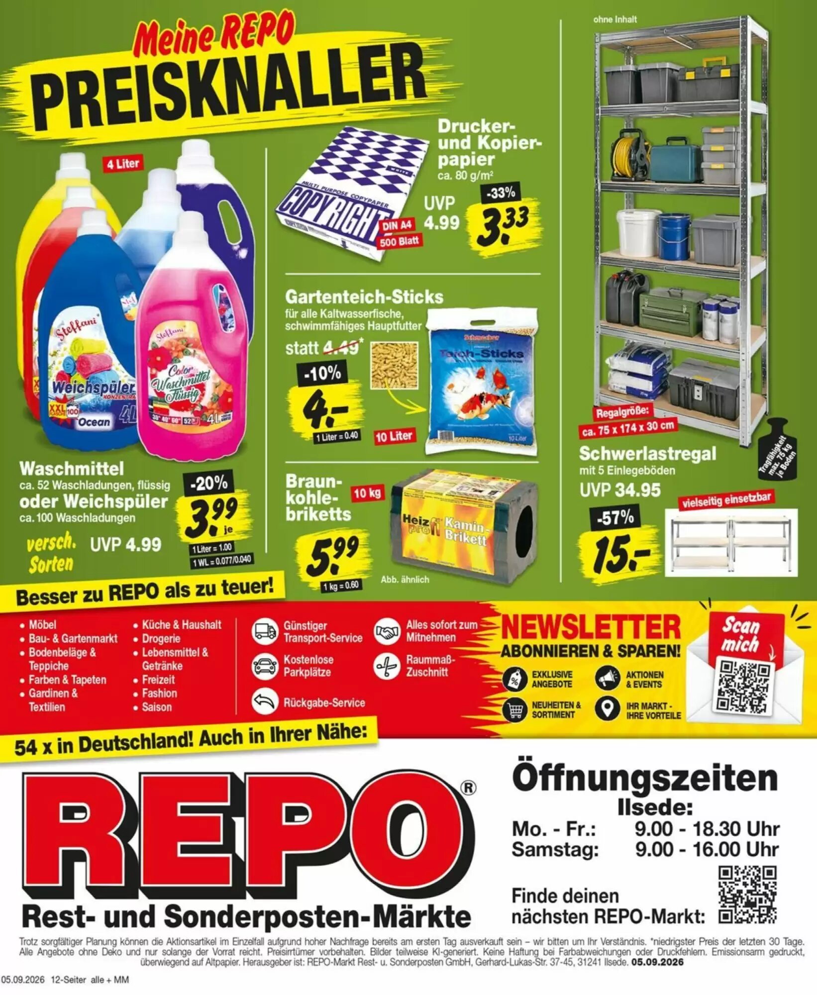 Repo Markt Prospekt (ab 07.09.2026) zum Blättern - Seite 7