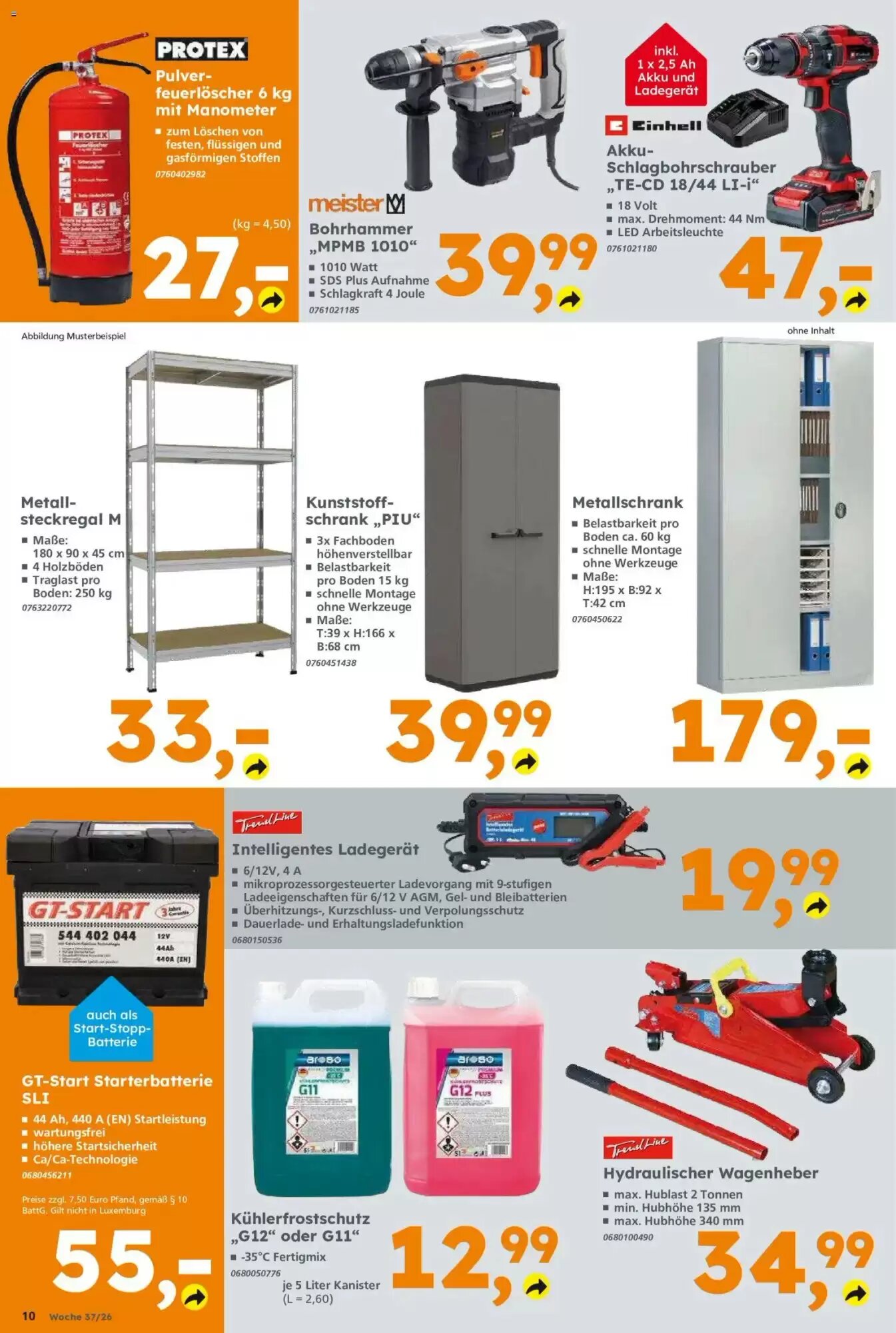 Globus Baumarkt Prospekt (ab 07.09.2026) zum Blättern - Seite 10