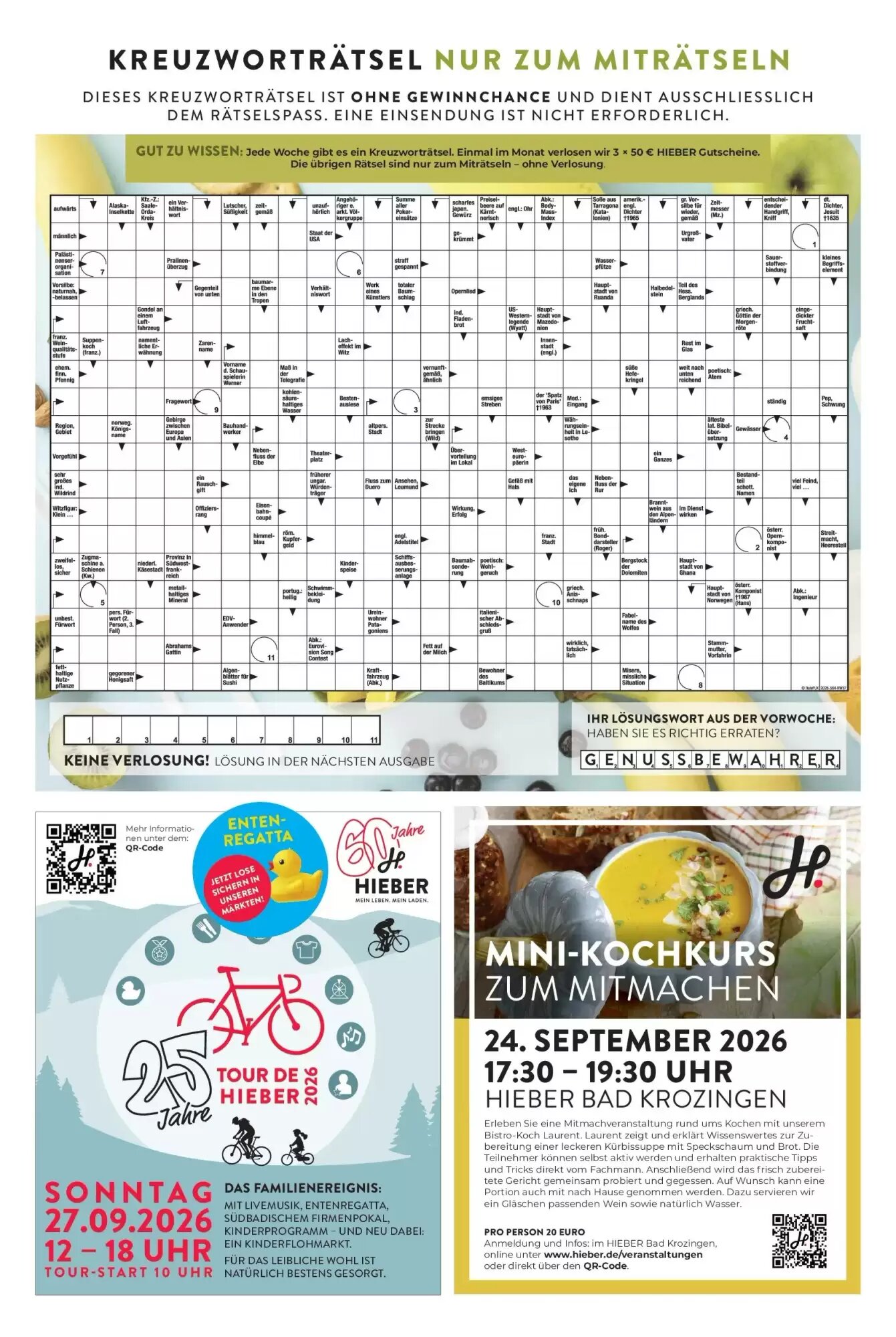 Hieber's Frische Center Prospekt (ab 07.09.2026) zum Blättern - Seite 15