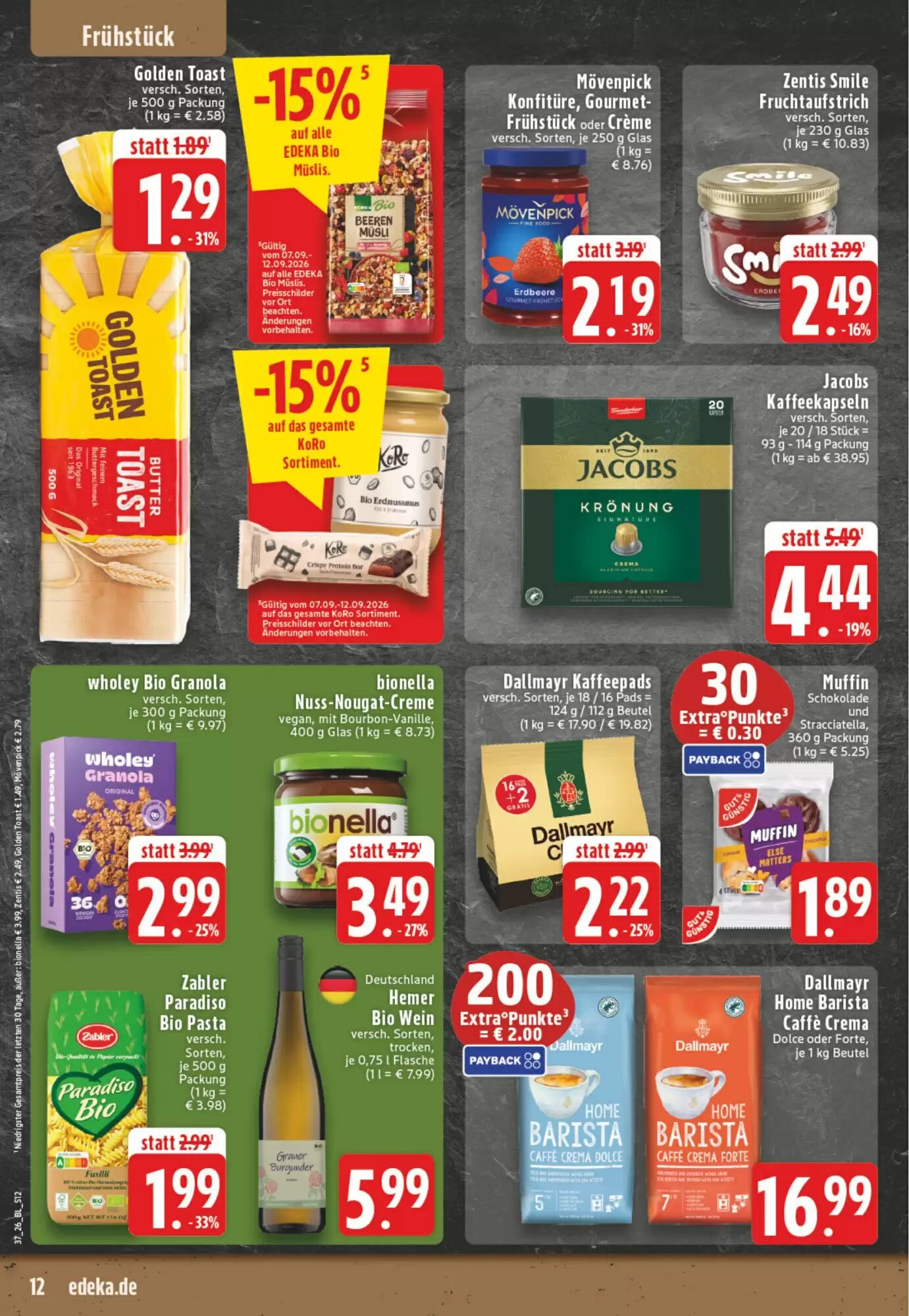 EDEKA Vogl Prospekt (ab 07.09.2026) zum Blättern - Seite 12
