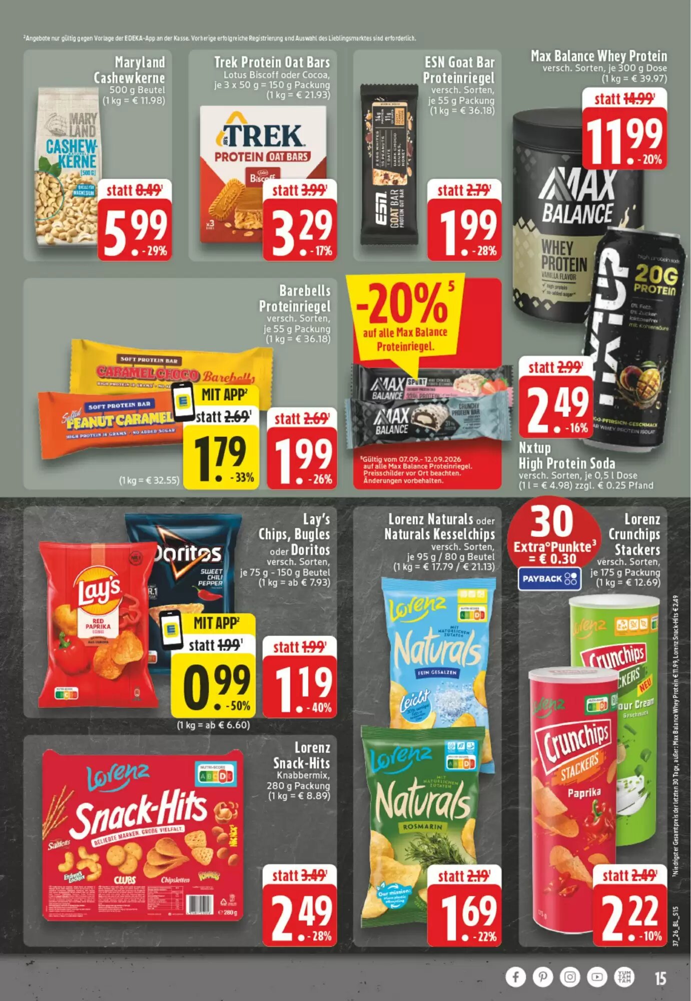 EDEKA Vogl Prospekt (ab 07.09.2026) zum Blättern - Seite 15