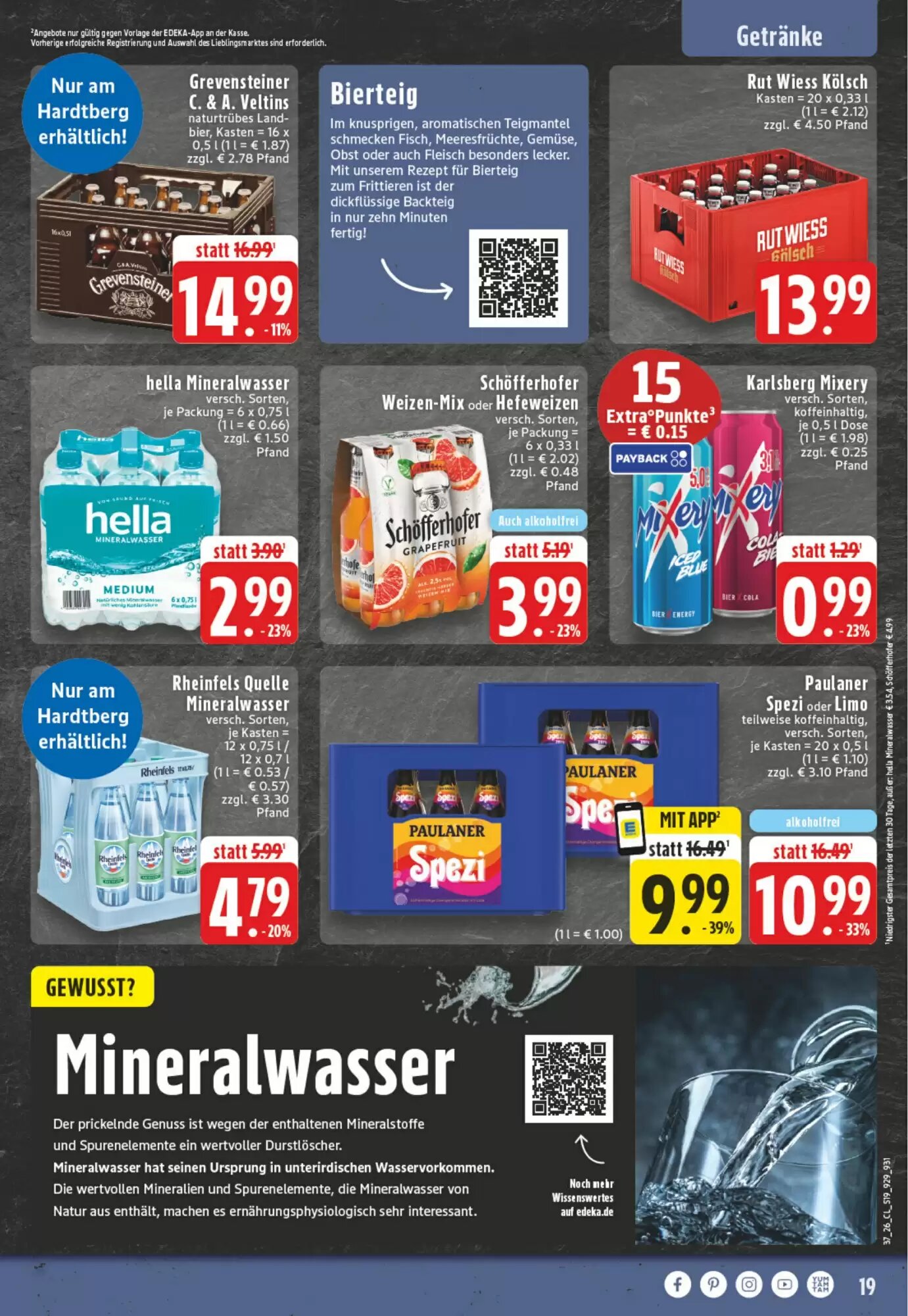 EDEKA Vogl Prospekt (ab 07.09.2026) zum Blättern - Seite 19