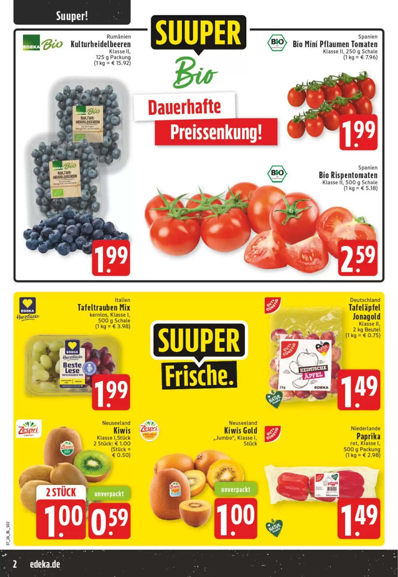 EDEKA Vogl Prospekt (ab 07.09.2026) zum Blättern - Seite 2