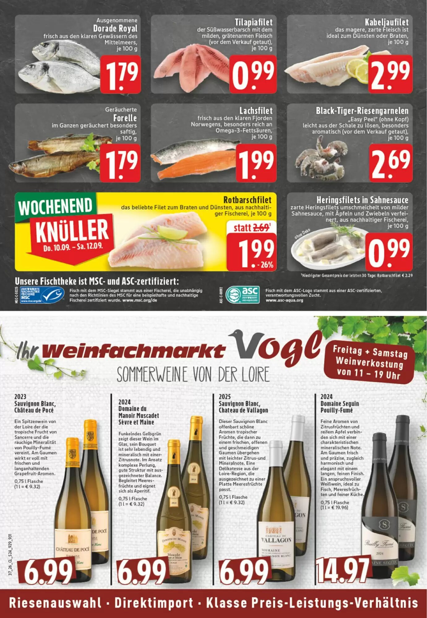 EDEKA Vogl Prospekt (ab 07.09.2026) zum Blättern - Seite 28