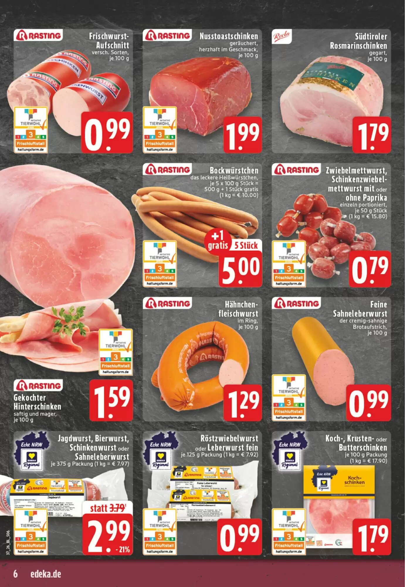 EDEKA Vogl Prospekt (ab 07.09.2026) zum Blättern - Seite 6