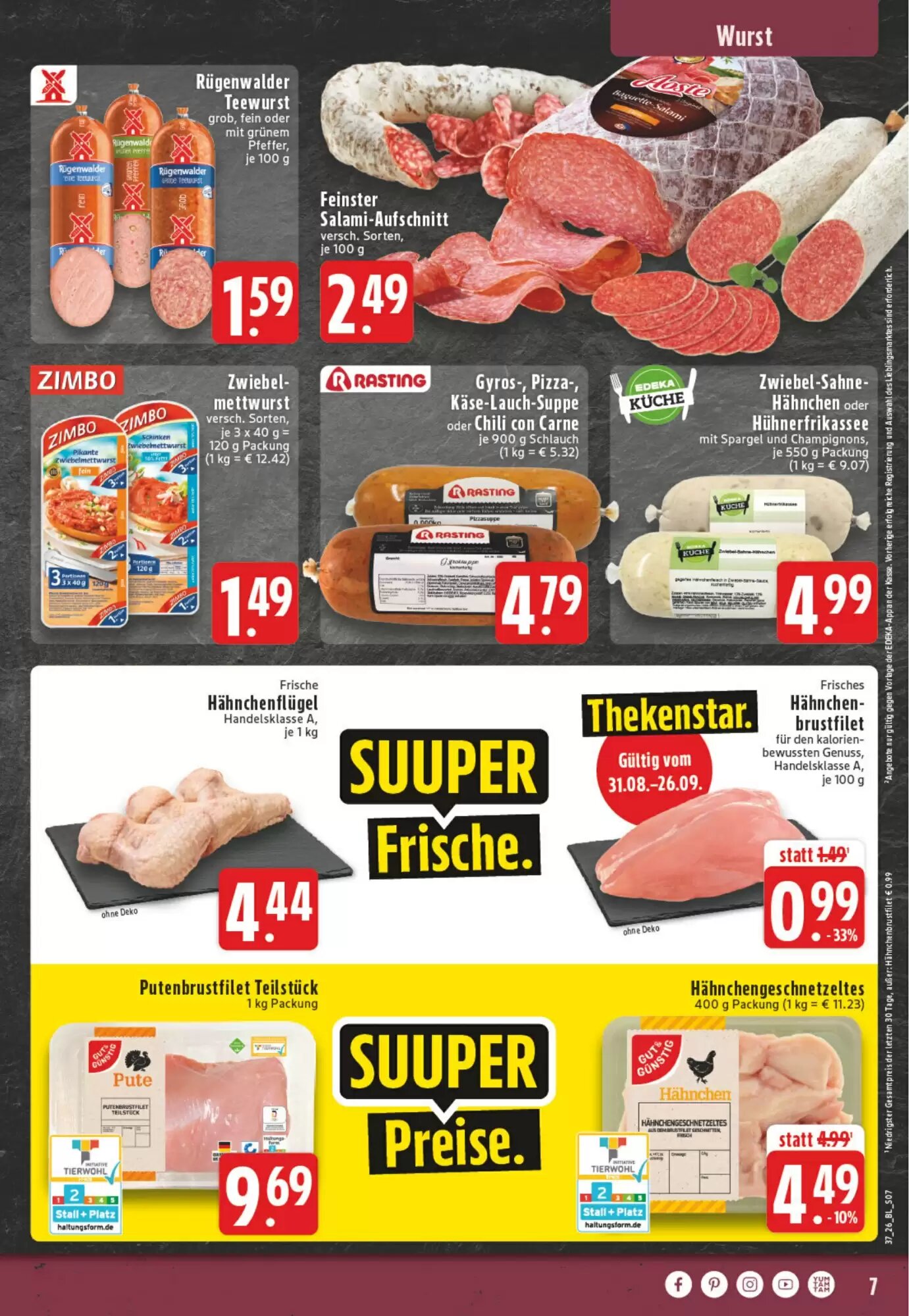 EDEKA Vogl Prospekt (ab 07.09.2026) zum Blättern - Seite 7