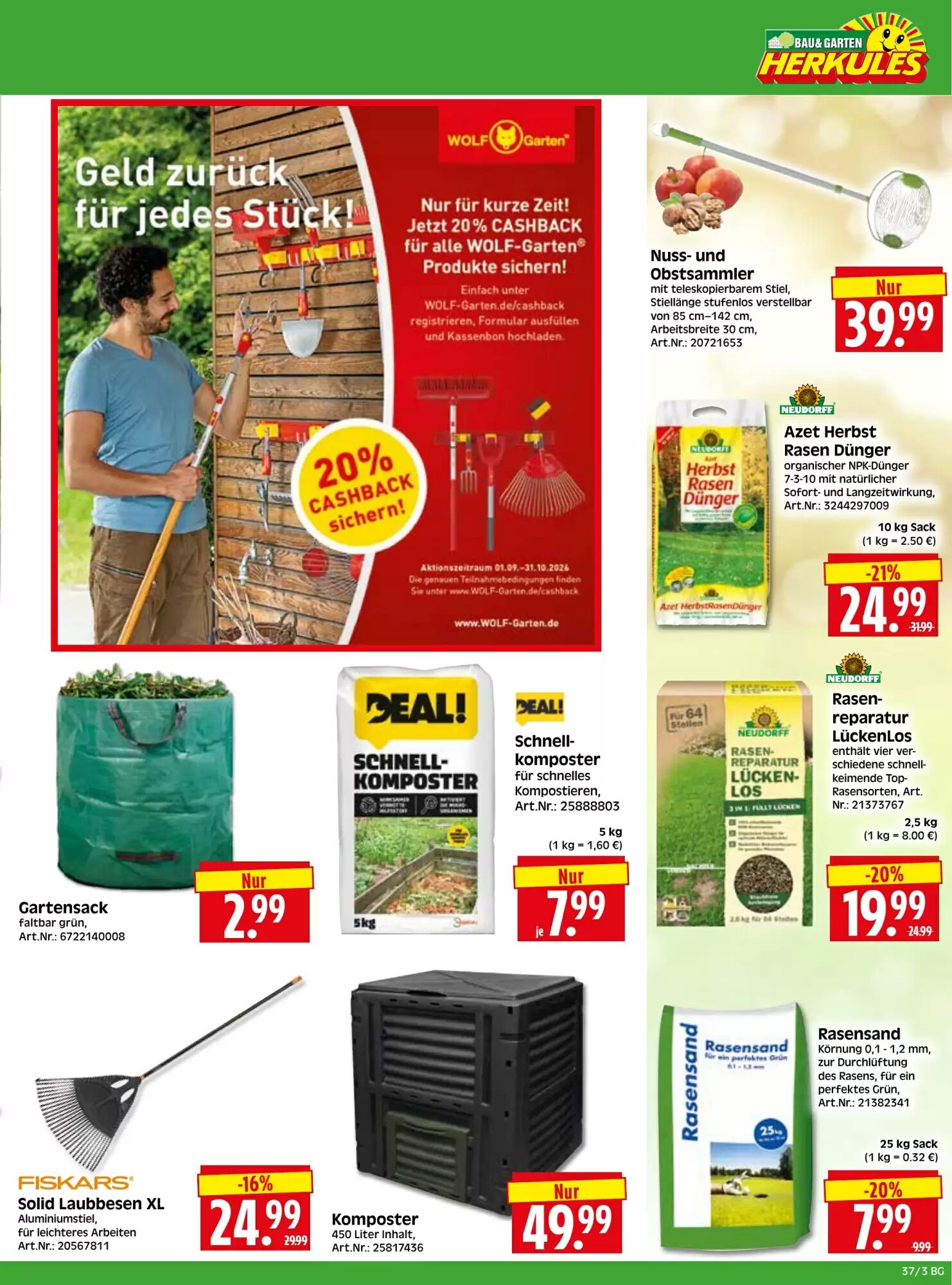 Herkules Baumarkt Prospekt (ab 07.09.2026) zum Blättern - Seite 3