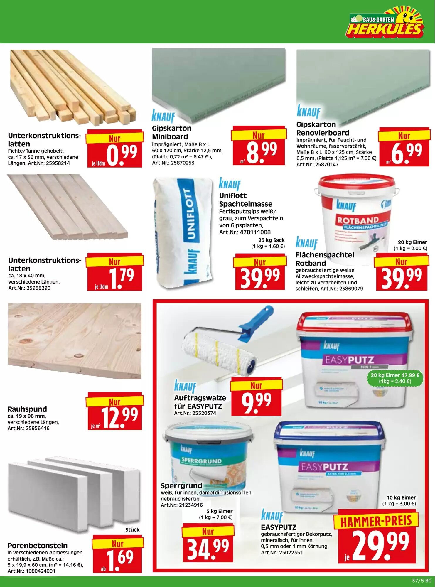 Herkules Baumarkt Prospekt (ab 07.09.2026) zum Blättern - Seite 5