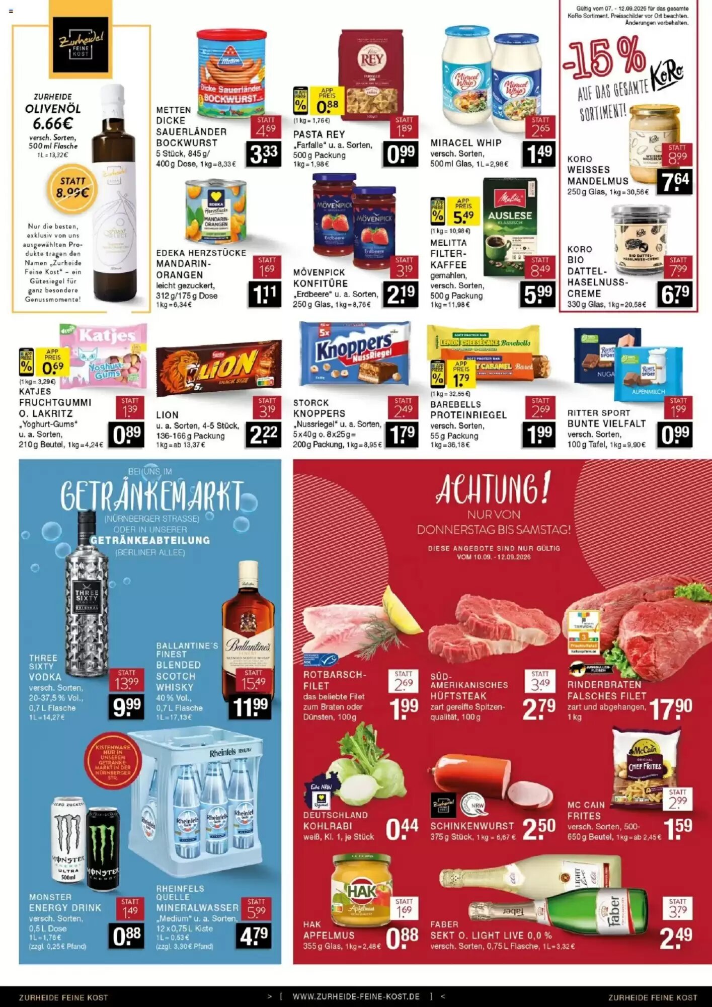 Edeka Zurheide Prospekt (ab 07.09.2026) zum Blättern - Seite 8