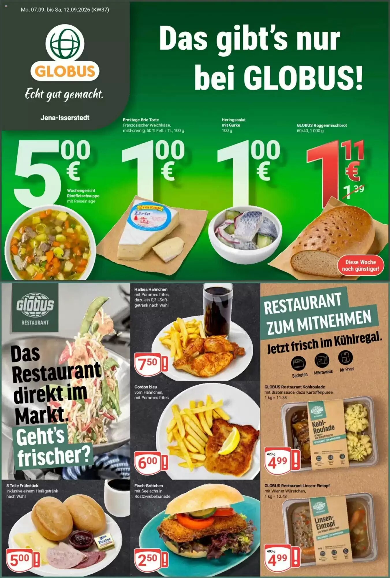 Globus Baumarkt Prospekt (ab 07.09.2026) zum Blättern - Seite 1