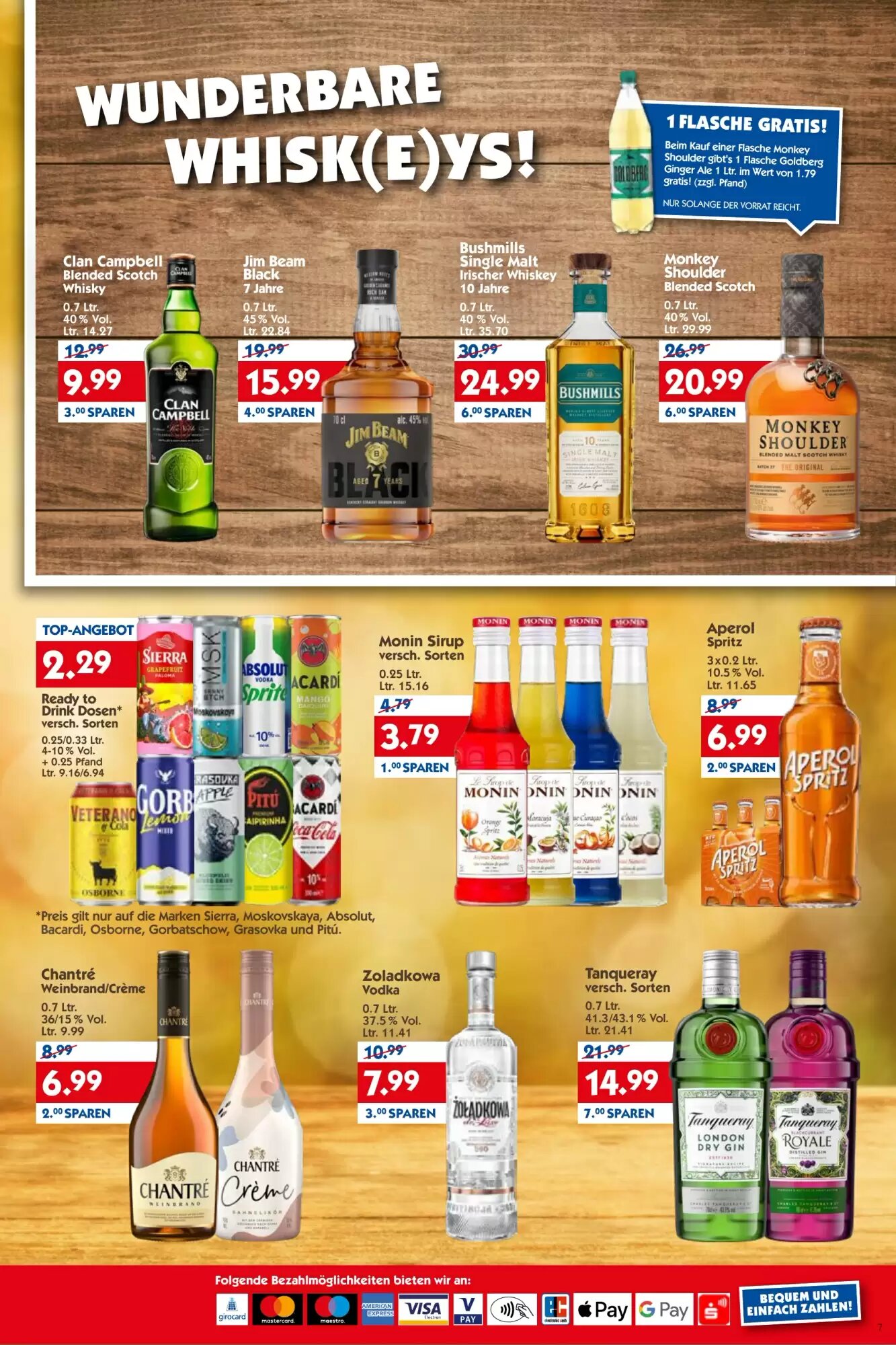 Hol'ab Getränkemarkt Prospekt (ab 07.09.2026) zum Blättern - Seite 7