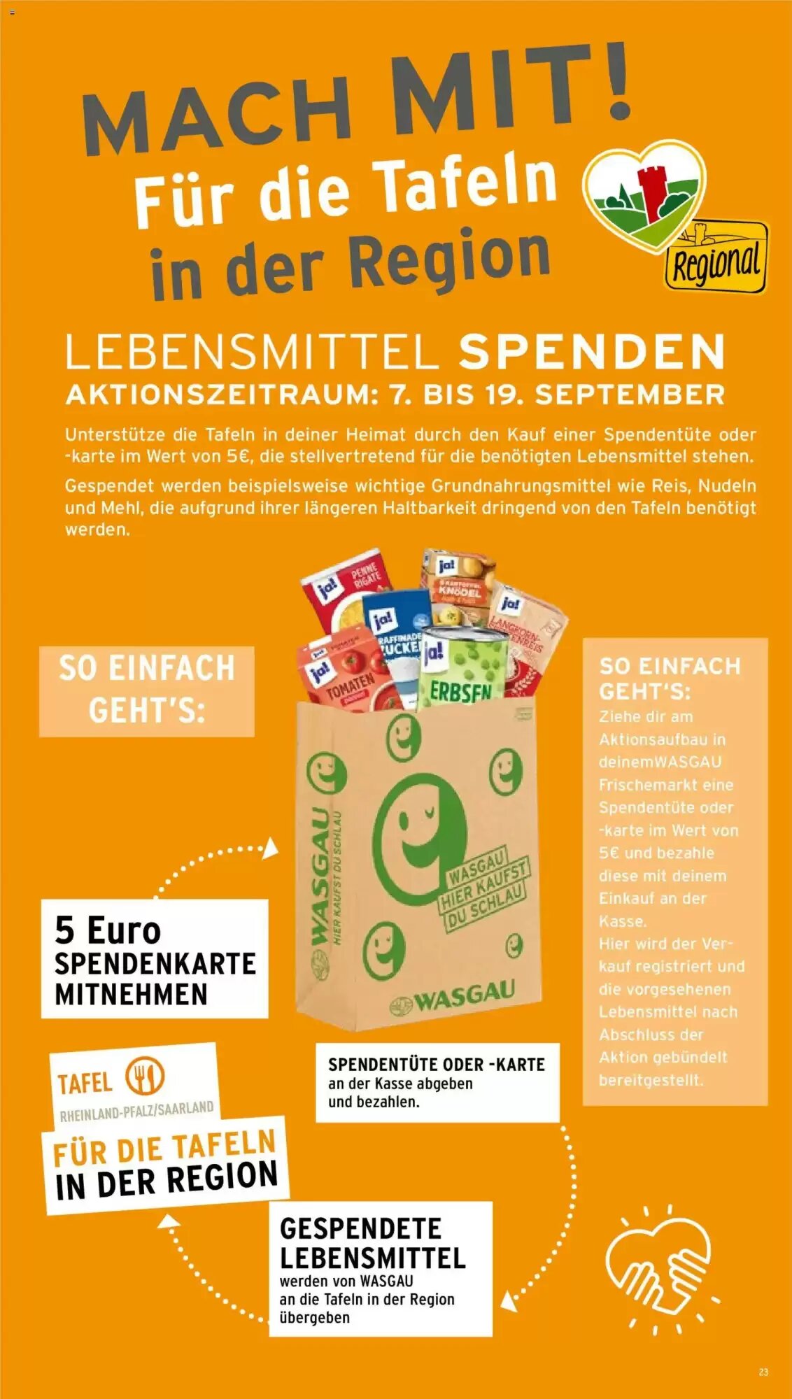 Wasgau Prospekt (ab 07.09.2026) zum Blättern - Seite 23