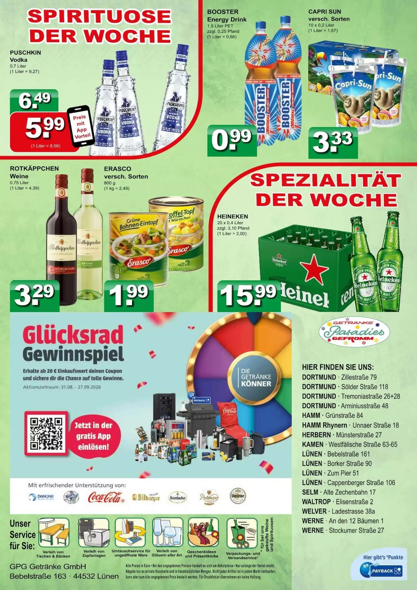 Getränkeparadies Gefromm Prospekt (ab 07.09.2026) zum Blättern - Seite 4
