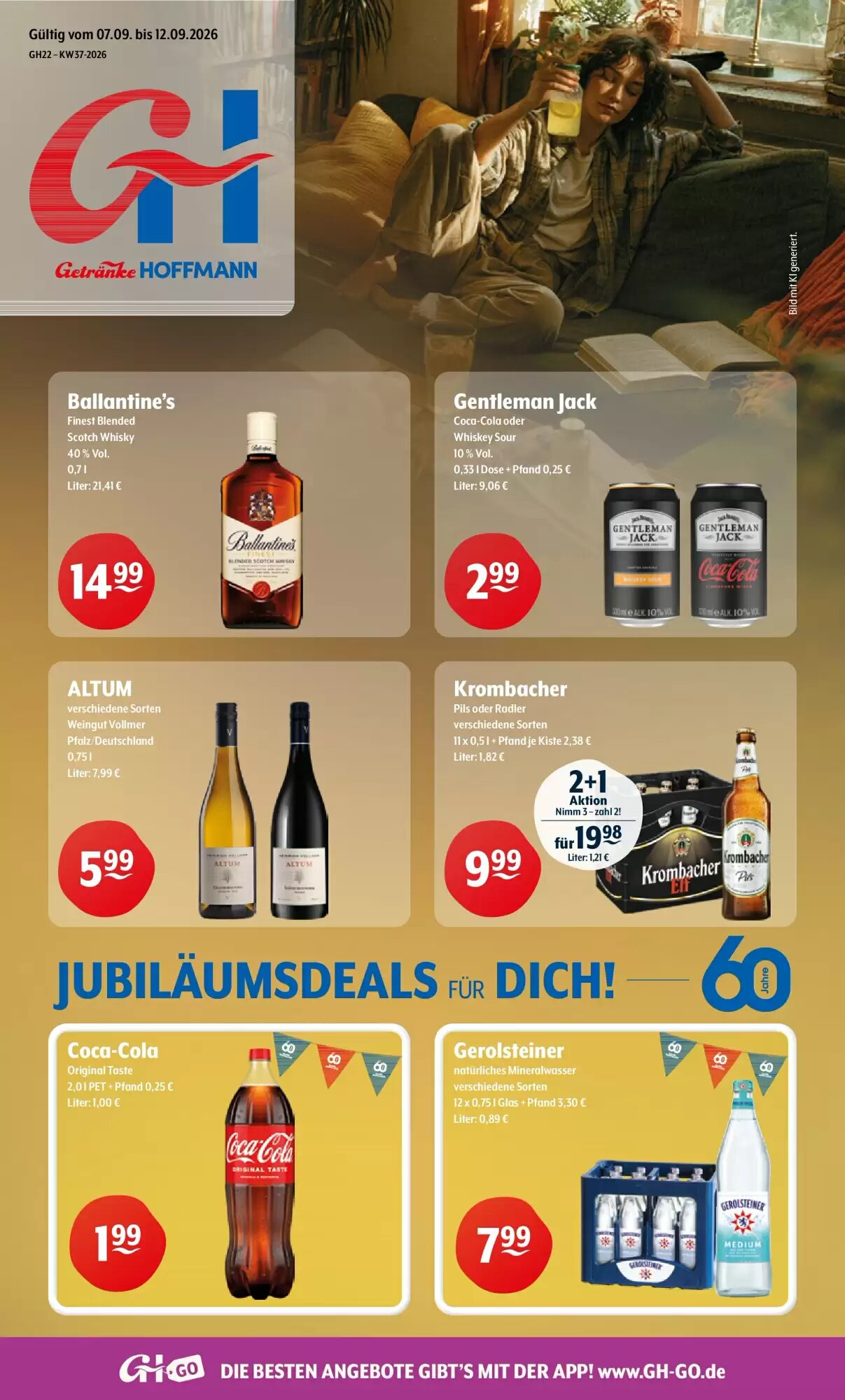 Getränke Hoffmann Prospekt (ab 07.09.2026) zum Blättern - Seite 1