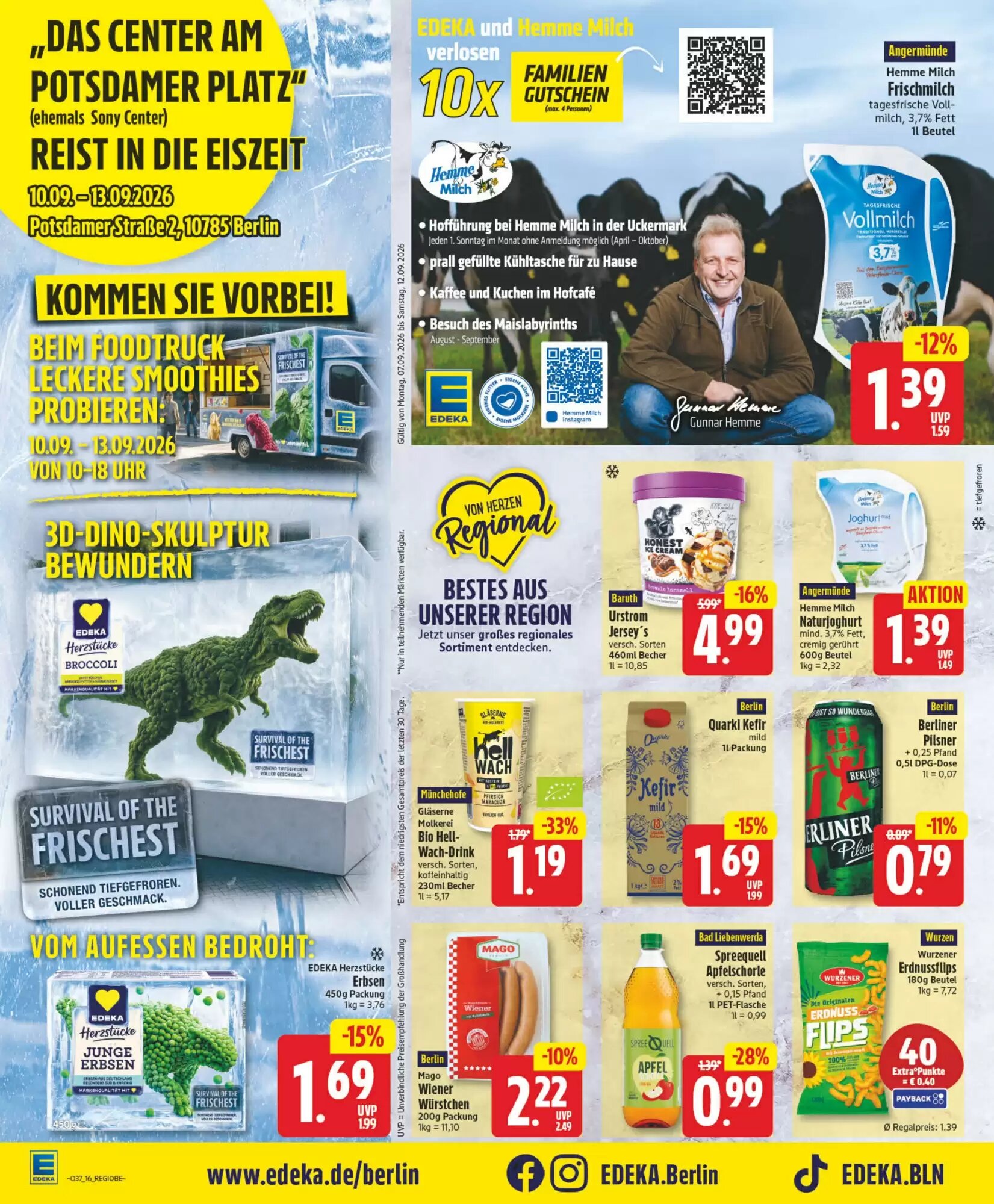 Edeka Aktiv Markt Prospekt (ab 07.09.2026) zum Blättern - Seite 16