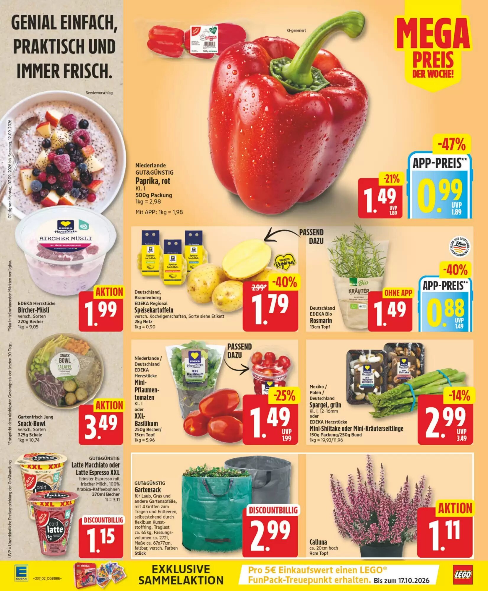 Edeka Aktiv Markt Prospekt (ab 07.09.2026) zum Blättern - Seite 2