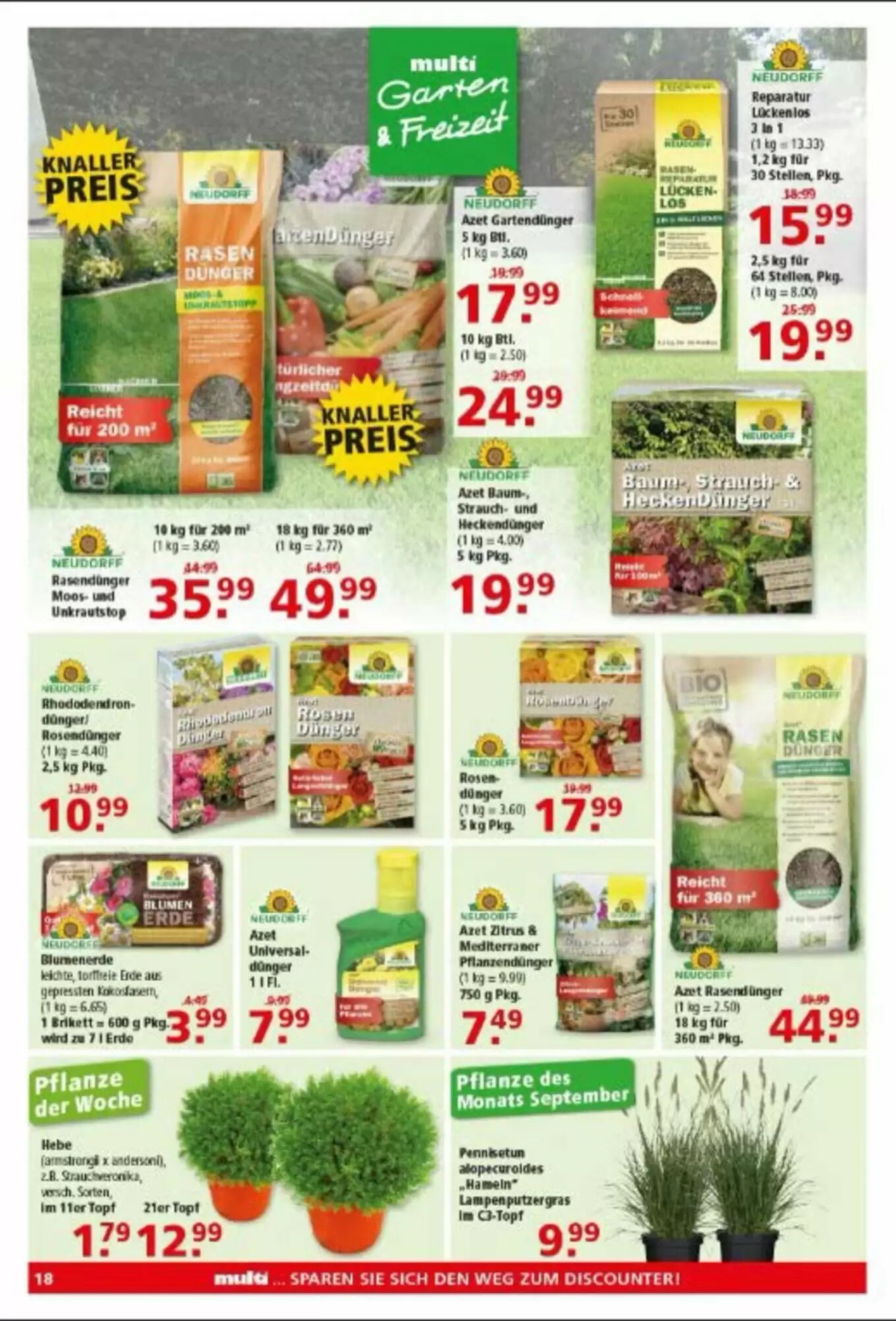 Multi Markt Prospekt (ab 08.09.2026) zum Blättern - Seite 18