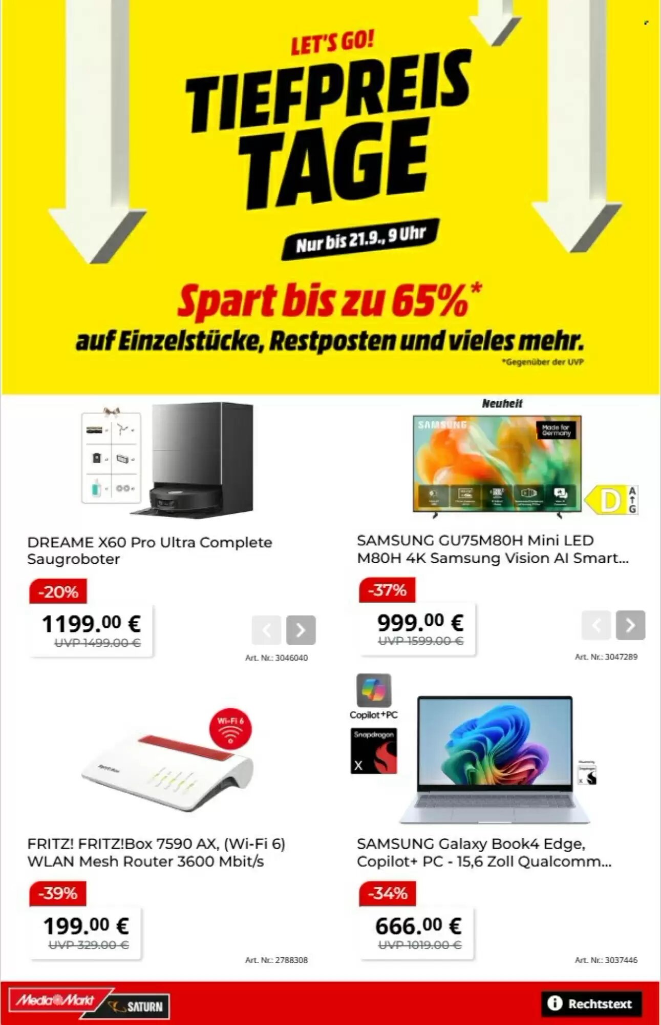 MediaMarkt Prospekt (ab 08.09.2026) zum Blättern - Seite 1