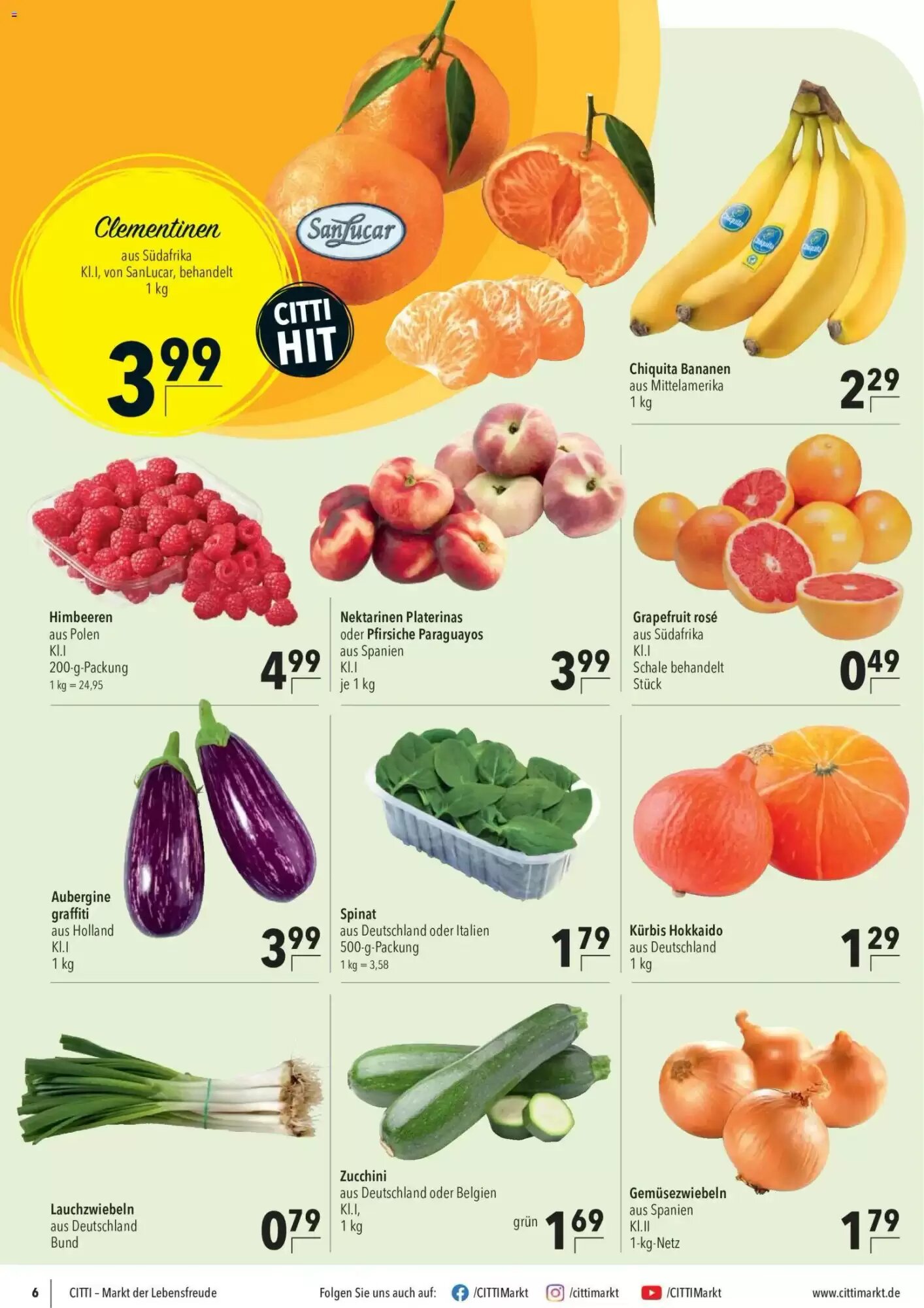 CITTI Markt Prospekt (ab 09.09.2026) zum Blättern - Seite 6