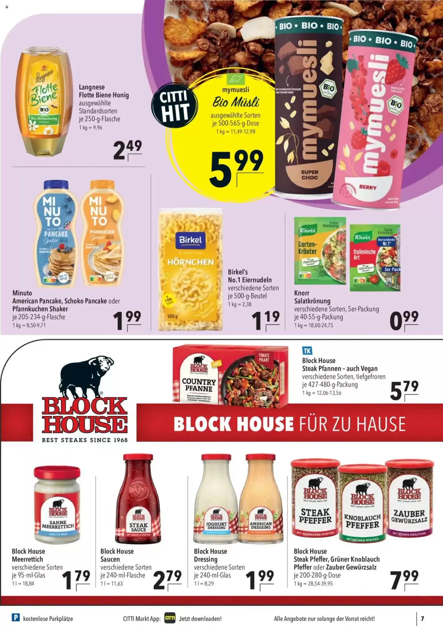 CITTI Markt Prospekt (ab 09.09.2026) zum Blättern - Seite 7