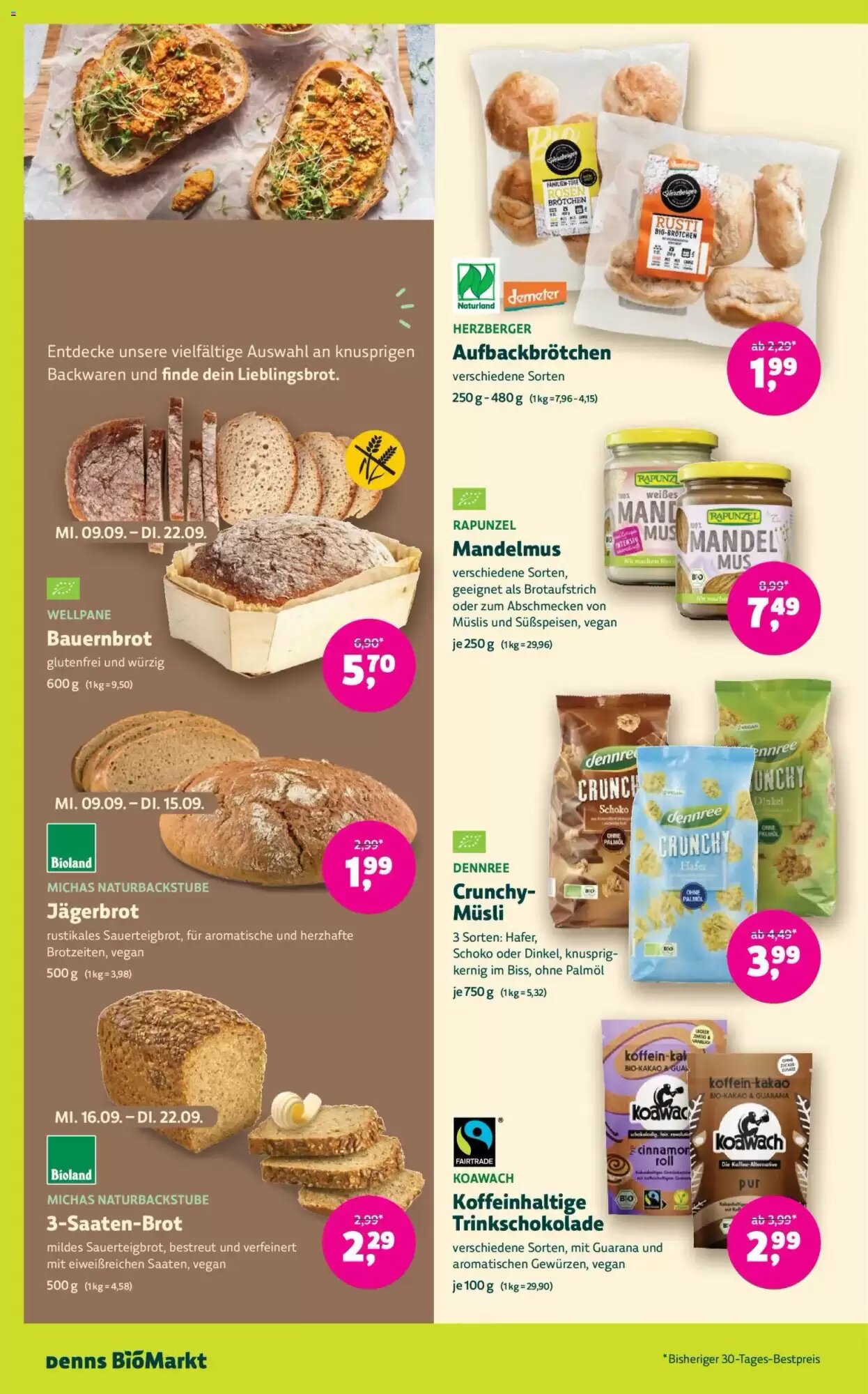 Denns BioMarkt Prospekt (ab 09.09.2026) zum Blättern - Seite 10