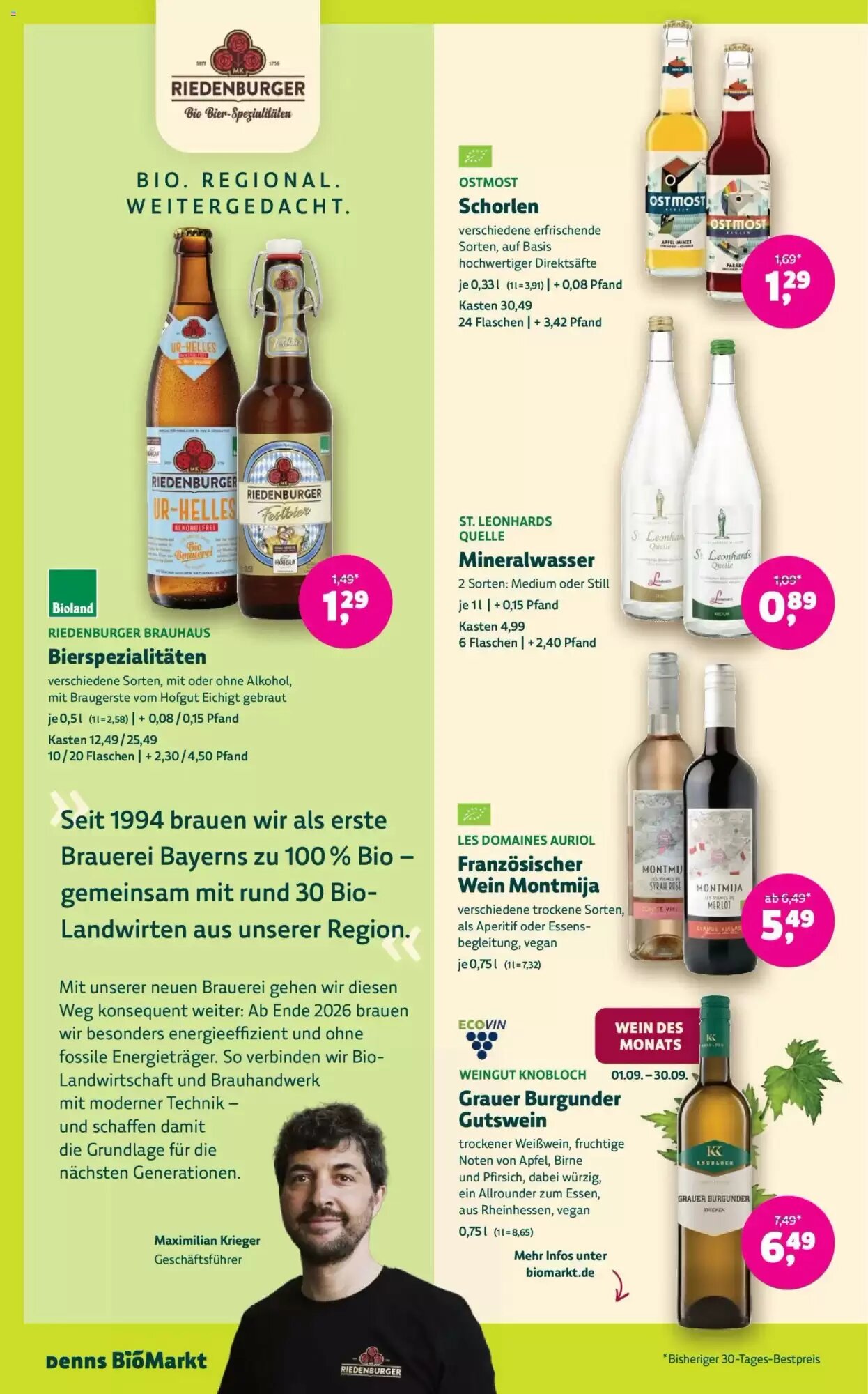Denns BioMarkt Prospekt (ab 09.09.2026) zum Blättern - Seite 12
