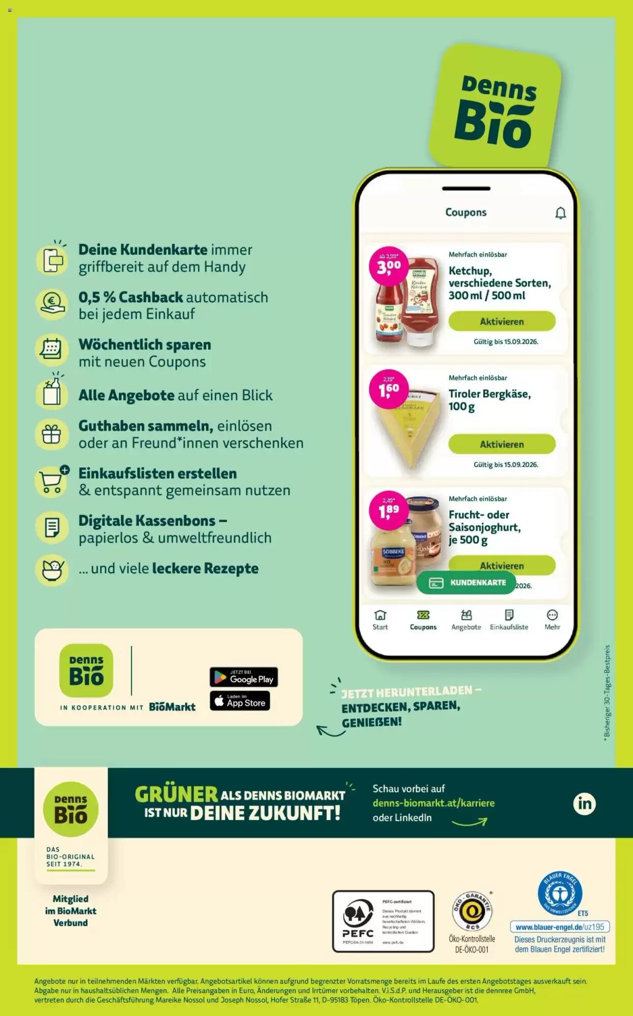 Denns BioMarkt Prospekt (ab 09.09.2026) zum Blättern - Seite 14