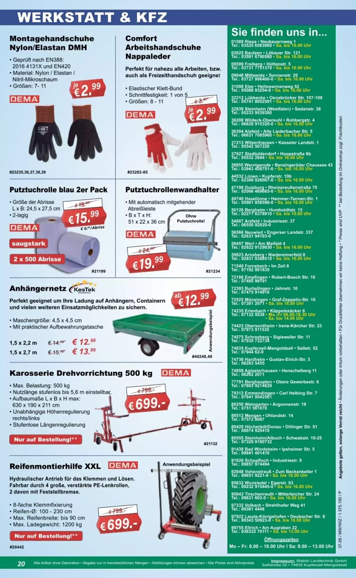 Stabilo Fachmarkt Prospekt (ab 09.09.2026) zum Blättern - Seite 20
