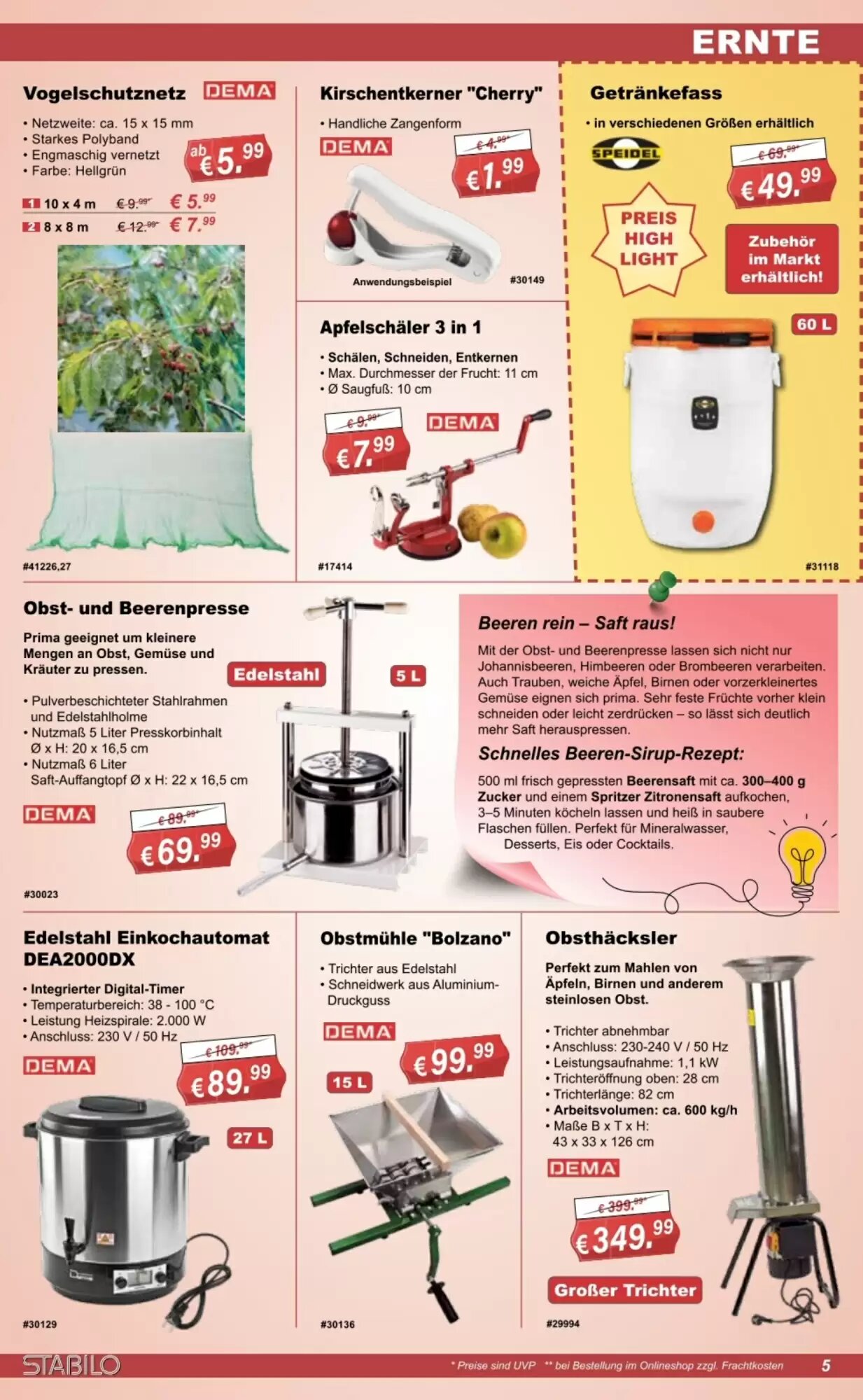 Stabilo Fachmarkt Prospekt (ab 09.09.2026) zum Blättern - Seite 5