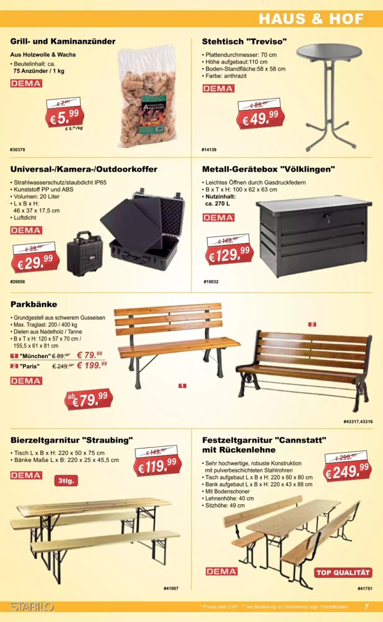 Stabilo Fachmarkt Prospekt (ab 09.09.2026) zum Blättern - Seite 7