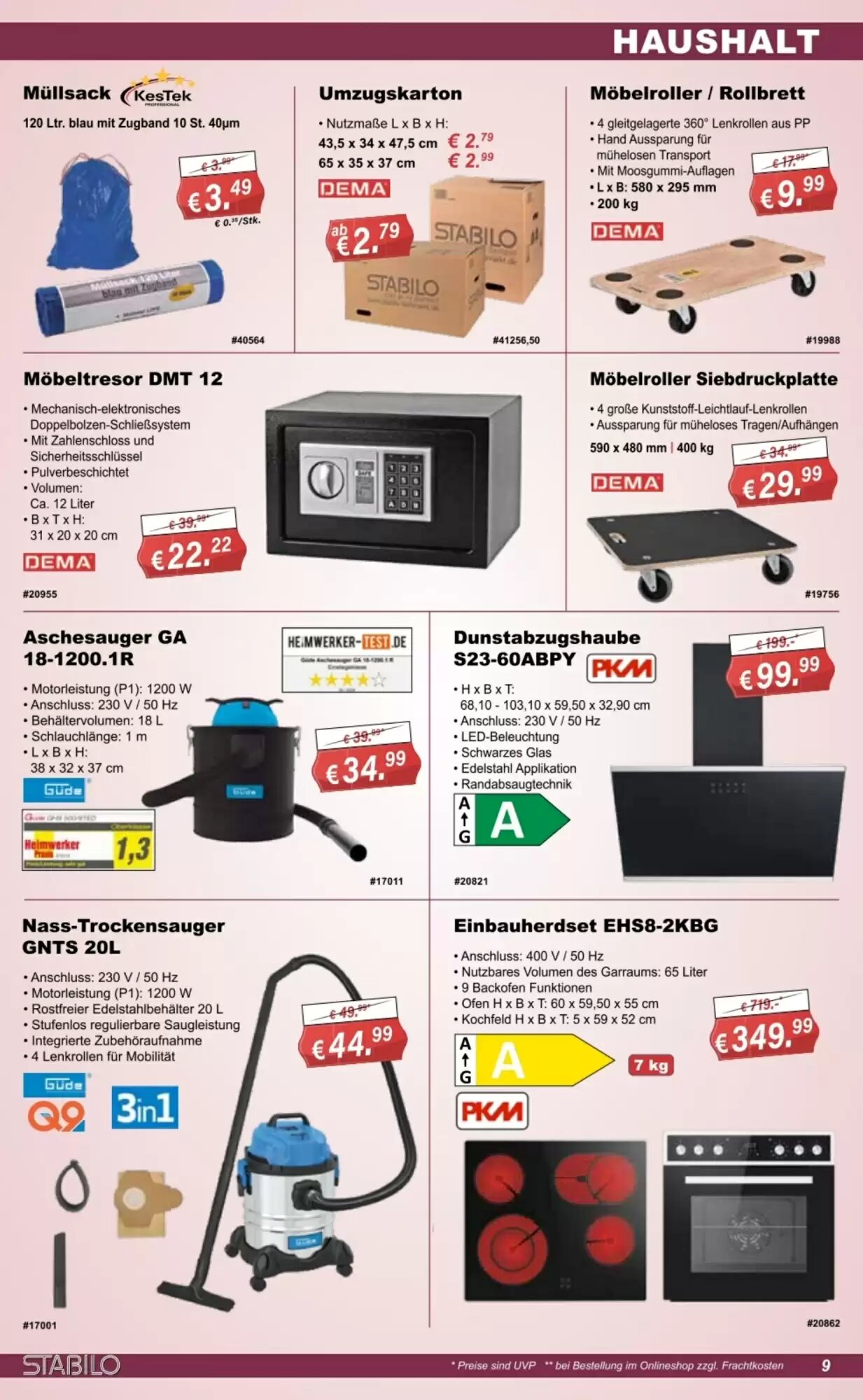 Stabilo Fachmarkt Prospekt (ab 09.09.2026) zum Blättern - Seite 9