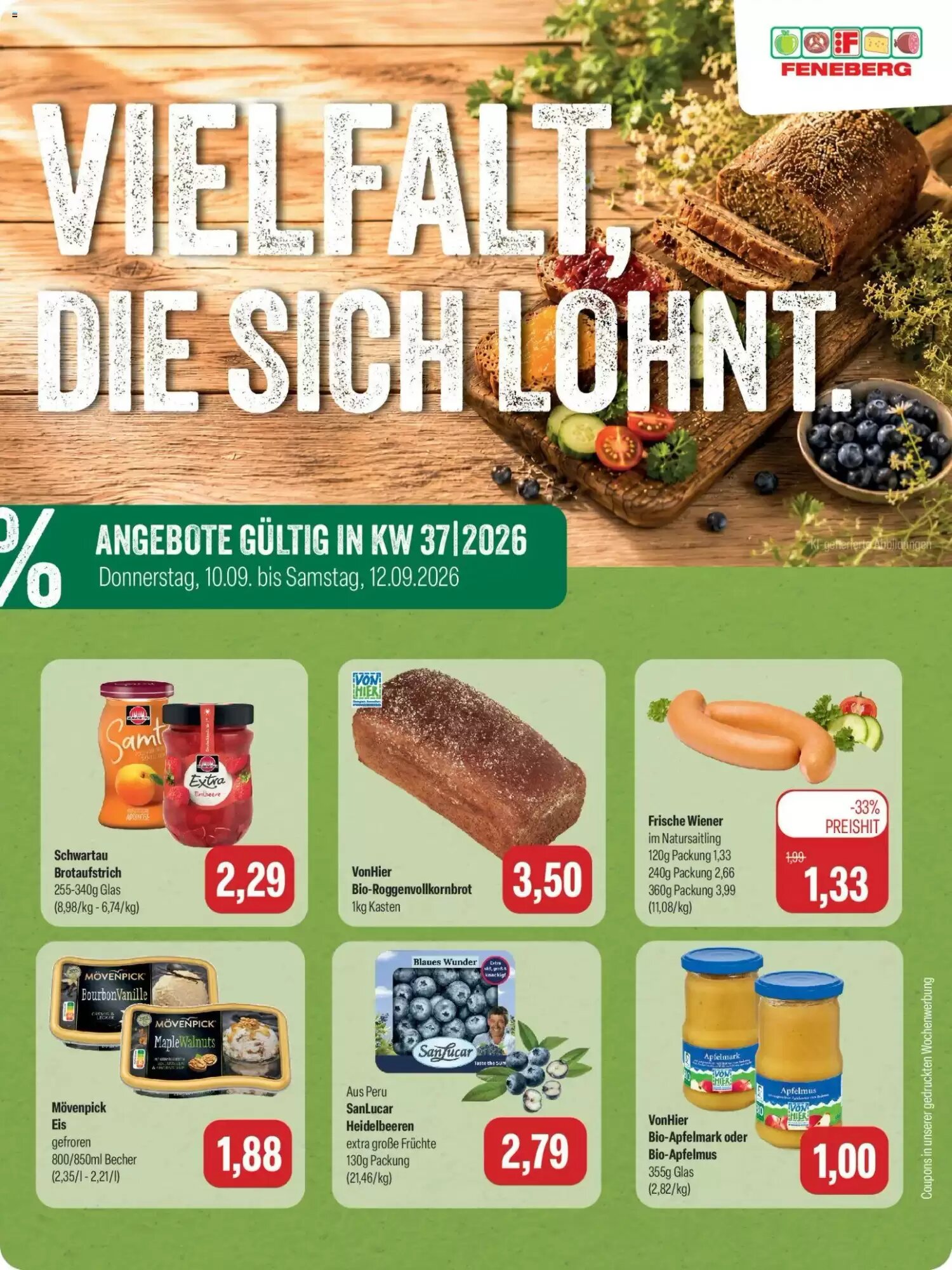 Feneberg Prospekt (ab 10.09.2026) zum Blättern - Seite 1
