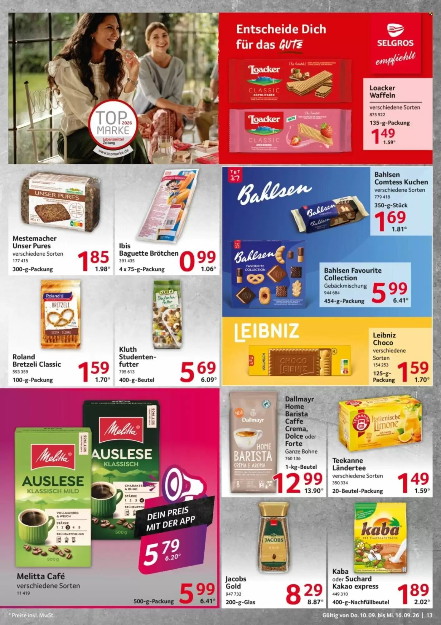 Selgros Prospekt (ab 10.09.2026) zum Blättern - Seite 13