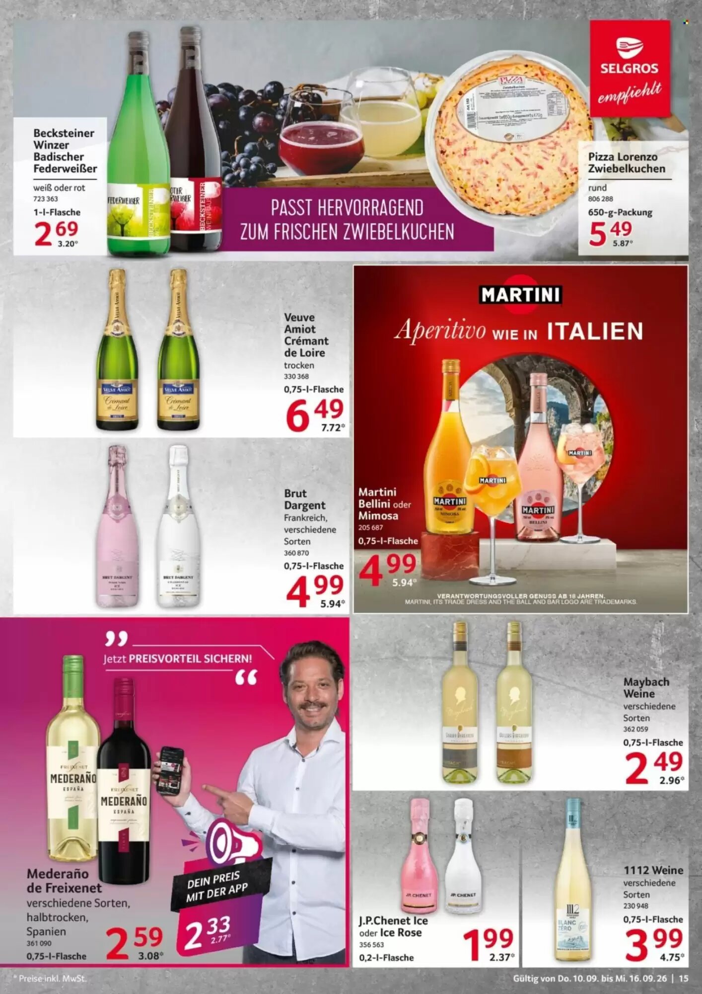 Selgros Prospekt (ab 10.09.2026) zum Blättern - Seite 15