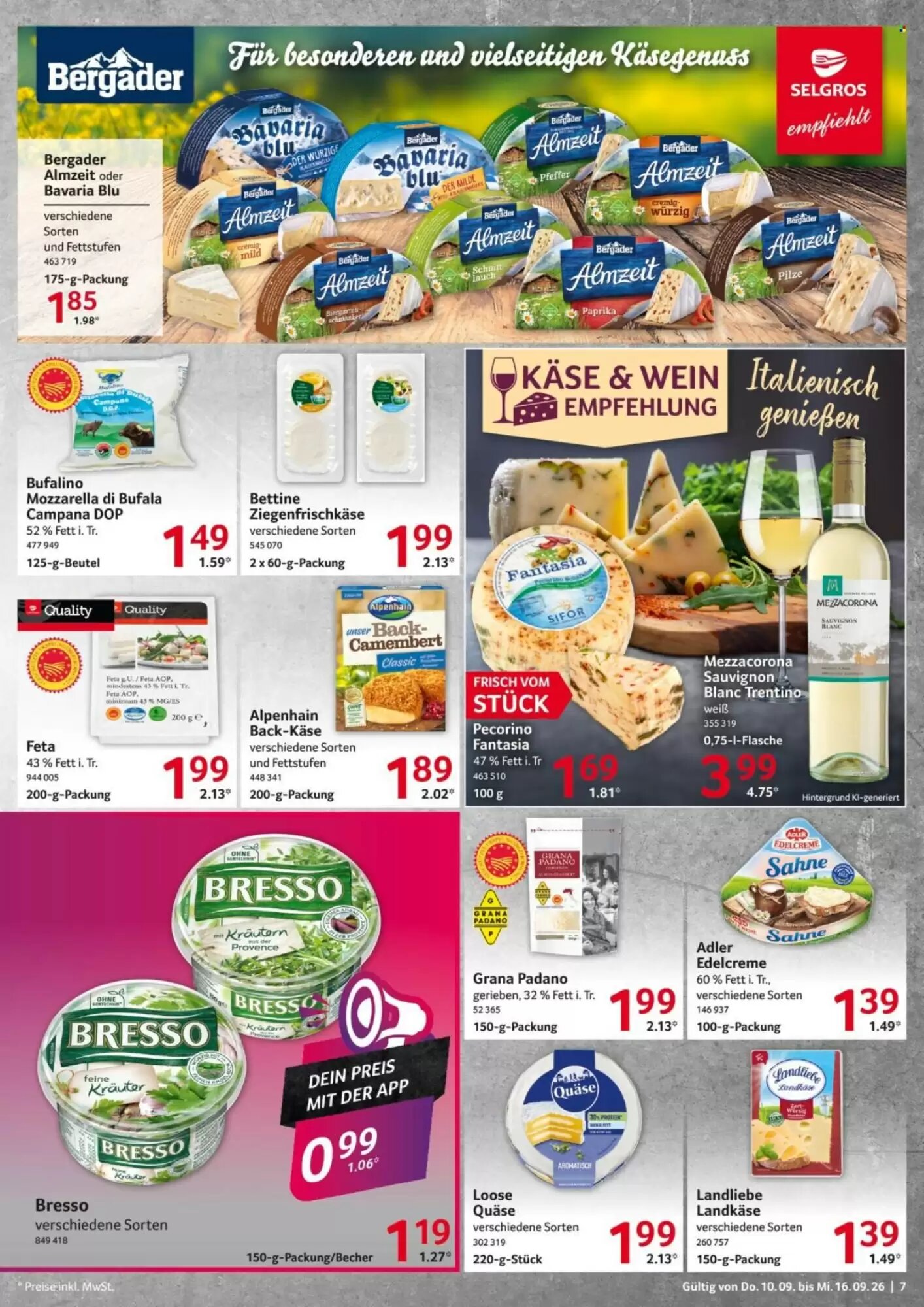 Selgros Prospekt (ab 10.09.2026) zum Blättern - Seite 7
