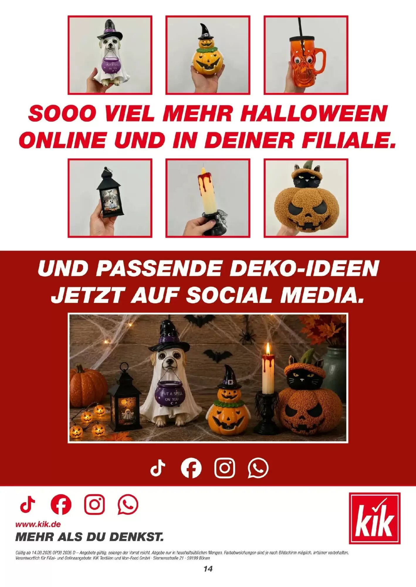 KiK Prospekt (ab 10.09.2026) zum Blättern - Seite 14