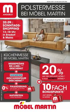 Möbel Martin Prospekt (ab 10.09.2026) zum Blättern