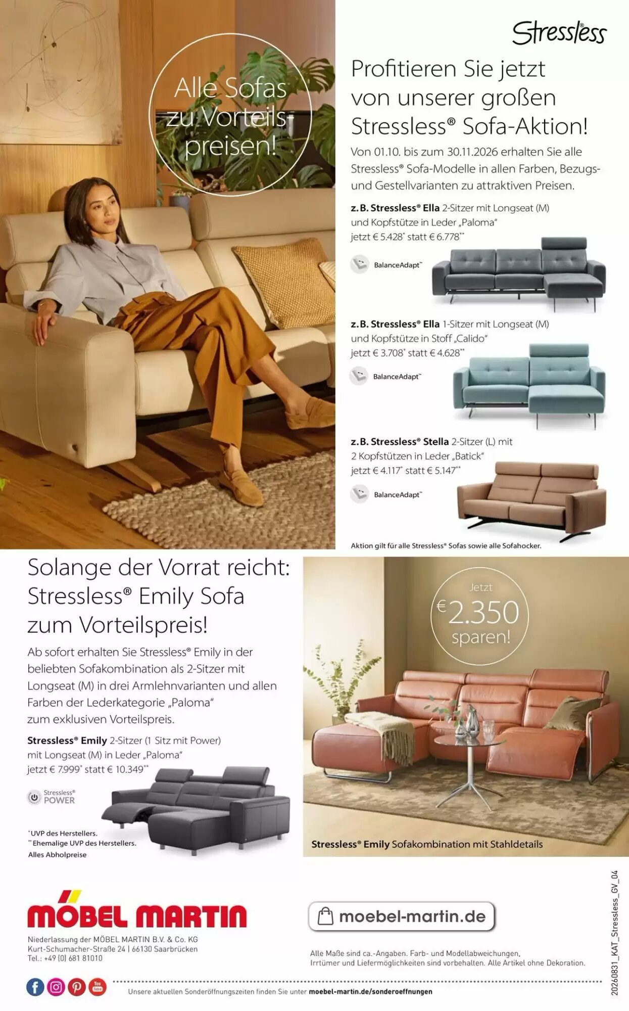 Möbel Martin Prospekt (ab 10.09.2026) zum Blättern - Seite 4