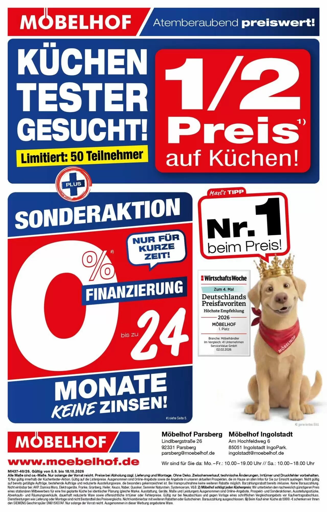 Möbelhof Prospekt (ab 10.09.2026) zum Blättern - Seite 9
