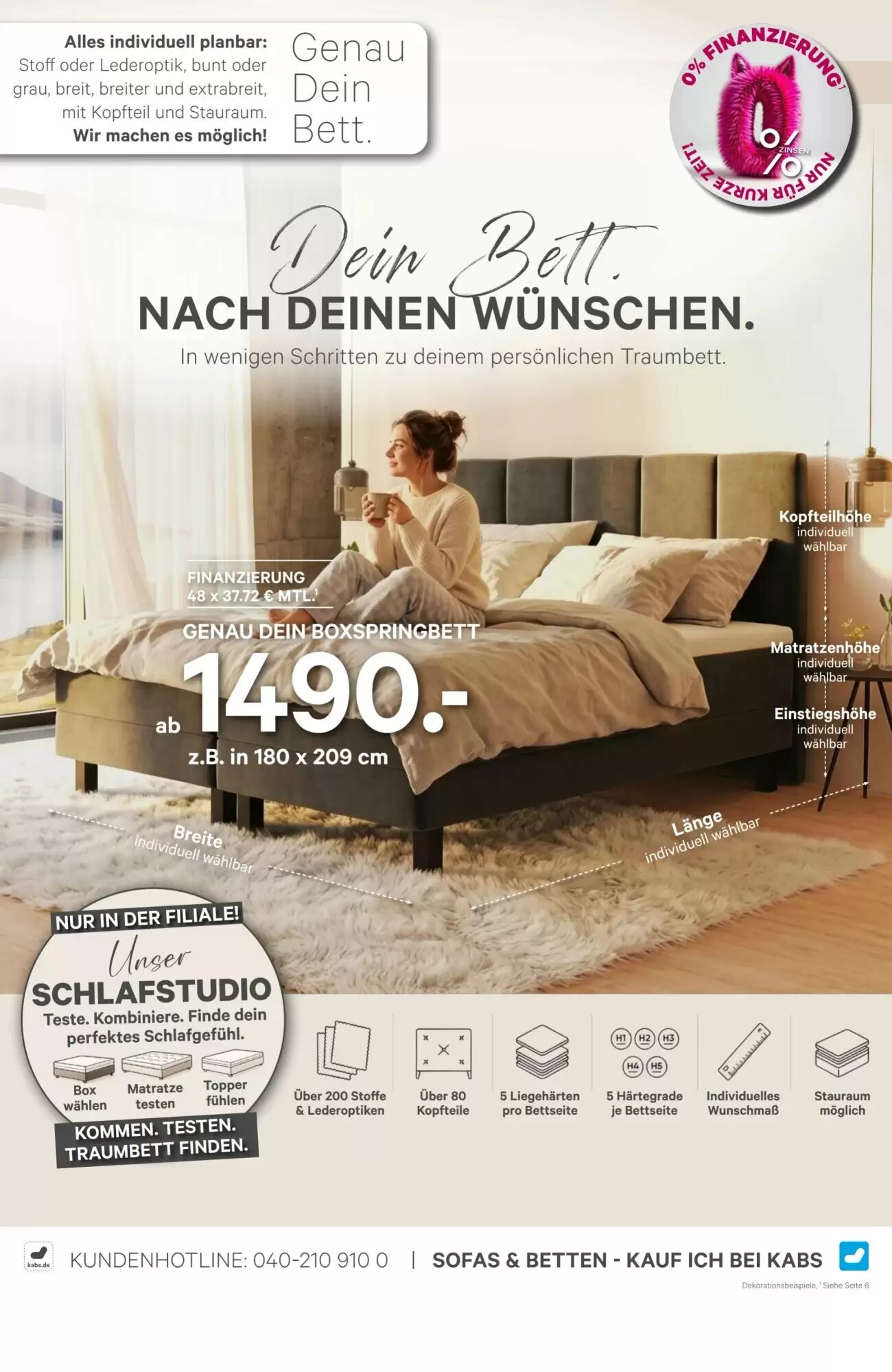 Kabs Polsterwelt Prospekt (ab 11.09.2026) zum Blättern - Seite 32