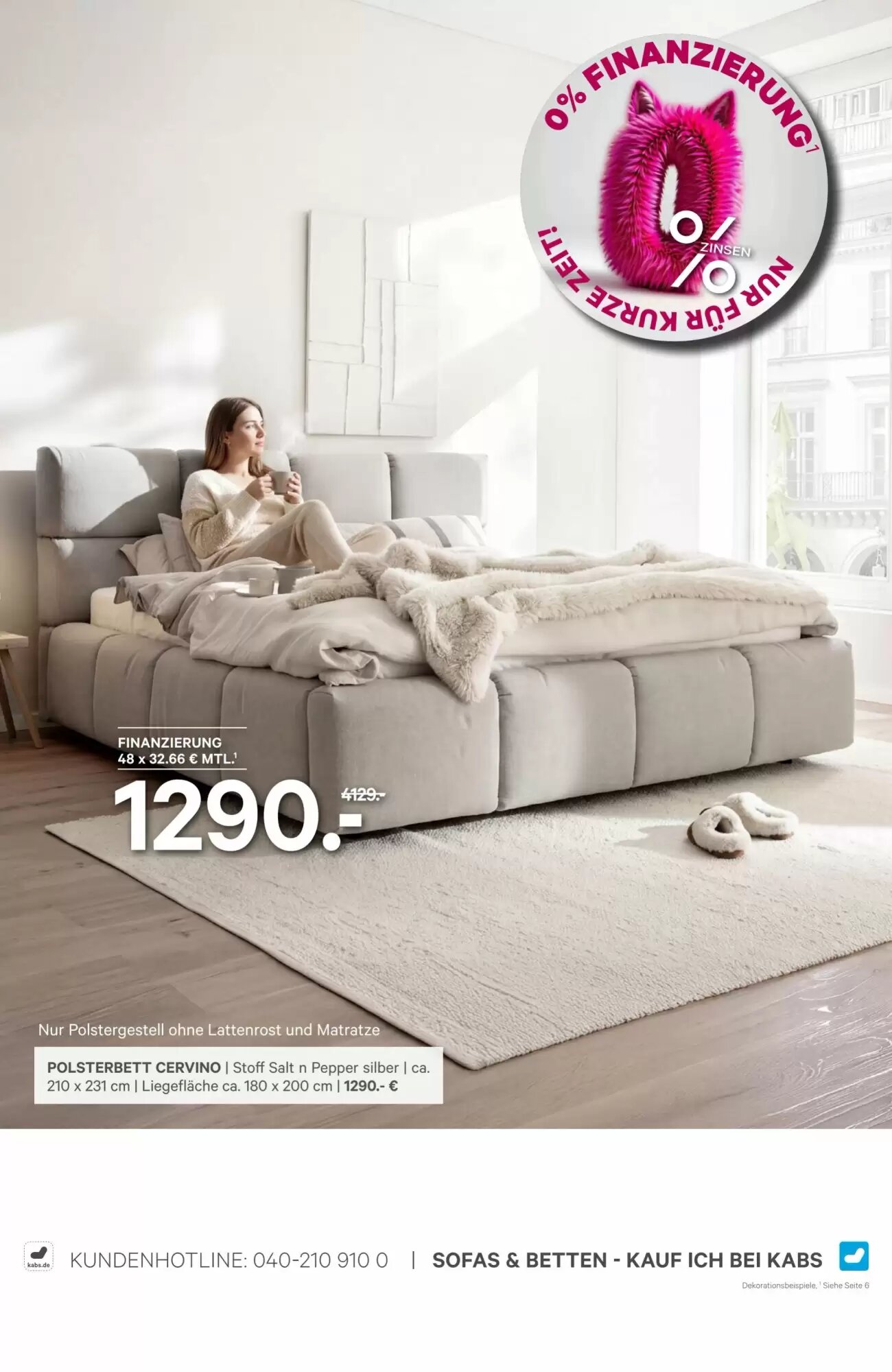 Kabs Polsterwelt Prospekt (ab 11.09.2026) zum Blättern - Seite 39
