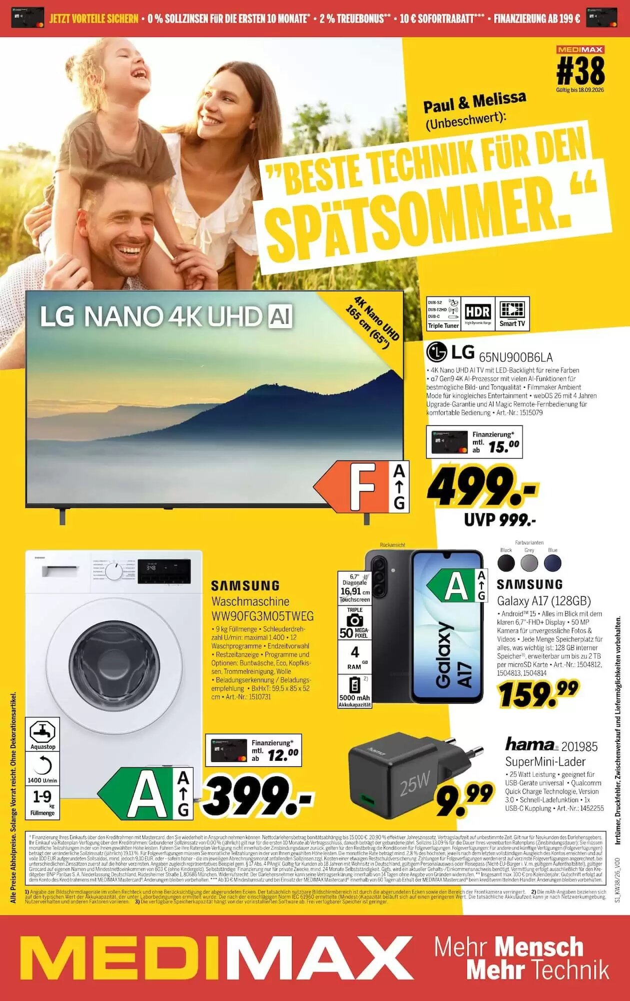 MEDIMAX Prospekt (ab 11.09.2026) zum Blättern - Seite 1
