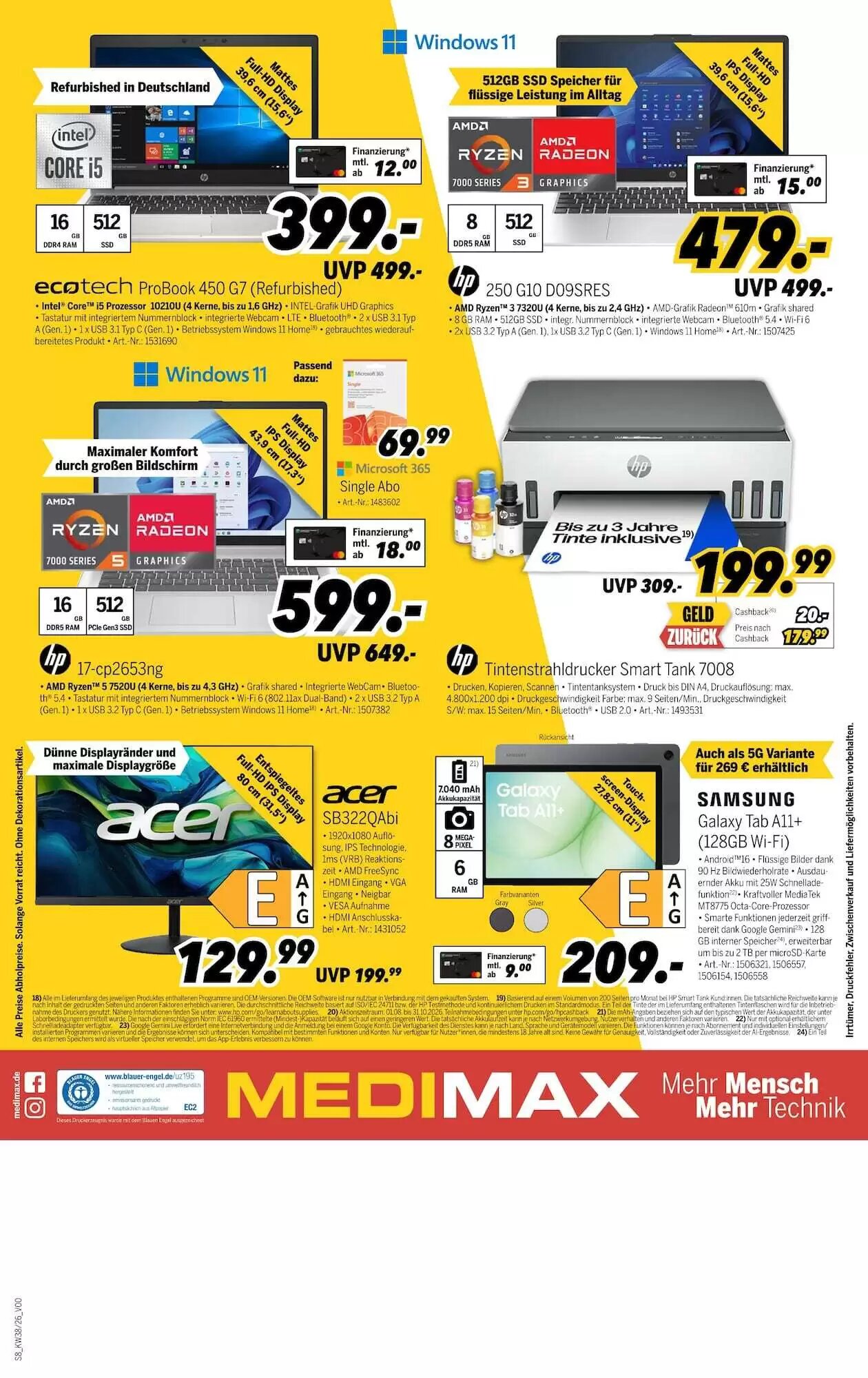 MEDIMAX Prospekt (ab 11.09.2026) zum Blättern - Seite 8