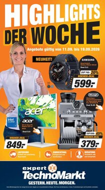 Expert Technomarkt Prospekt (ab 11.09.2026) zum Blättern