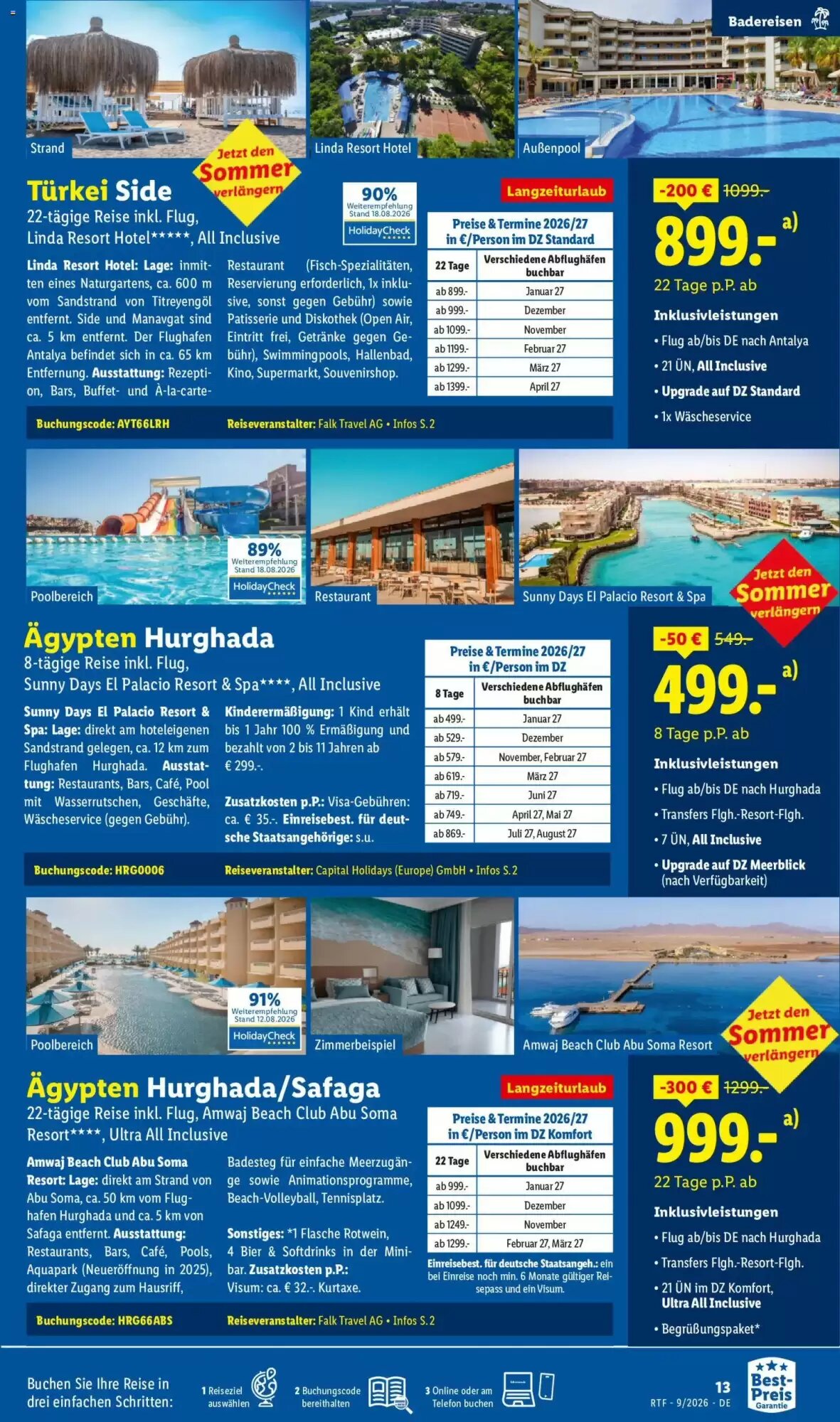 Lidl Reisen Prospekt (ab 12.09.2026) zum Blättern - Seite 13