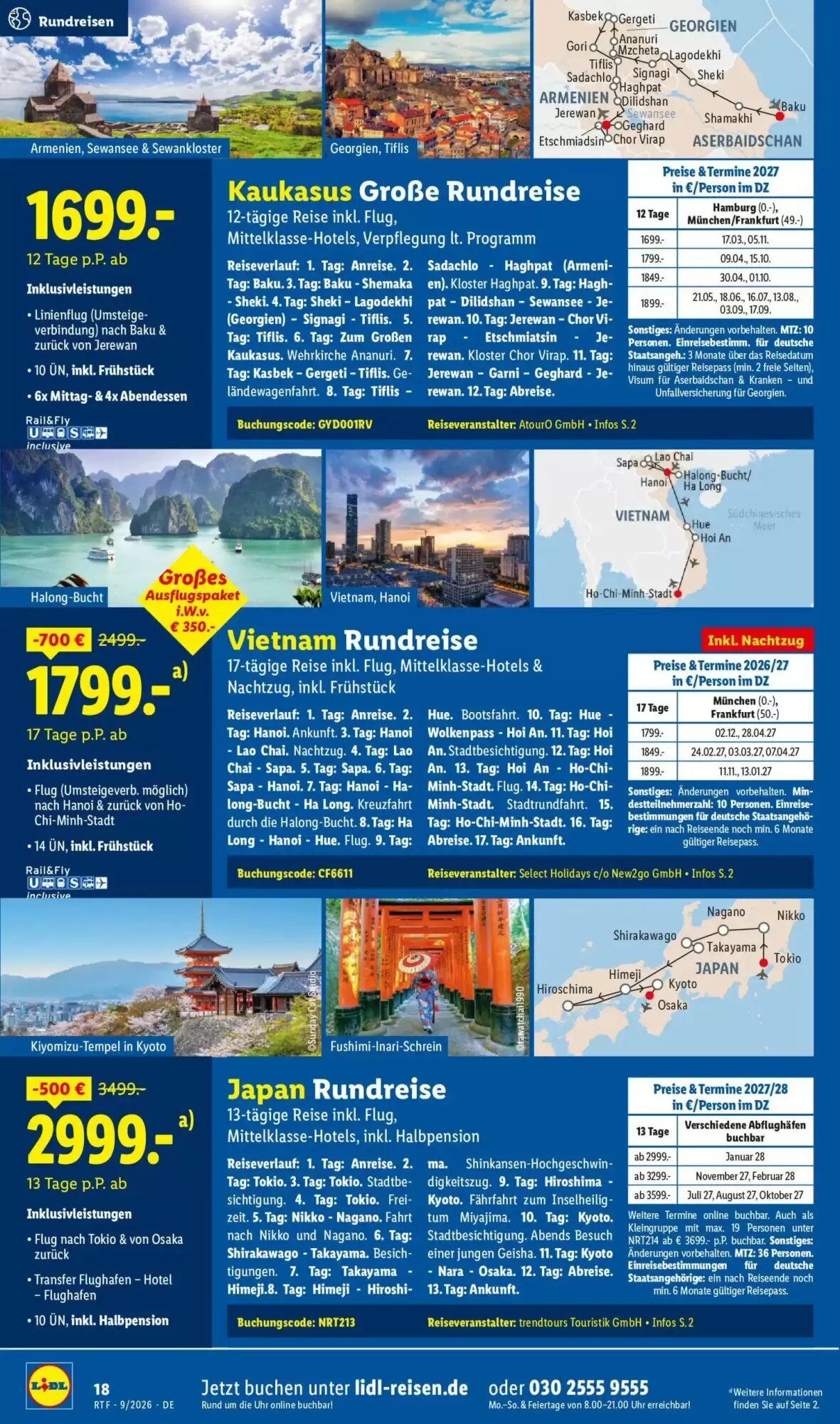 Lidl Reisen Prospekt (ab 12.09.2026) zum Blättern - Seite 18