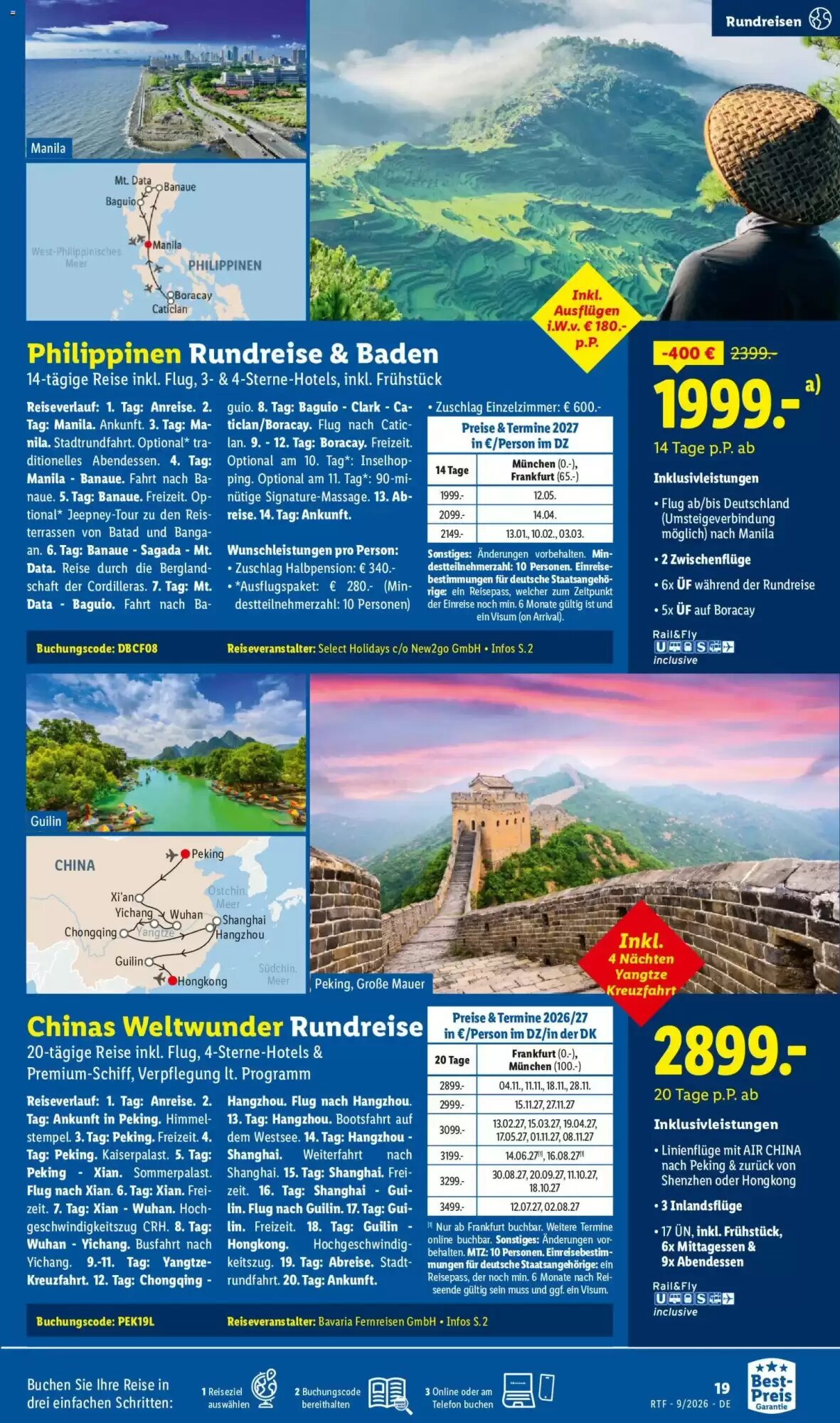 Lidl Reisen Prospekt (ab 12.09.2026) zum Blättern - Seite 19